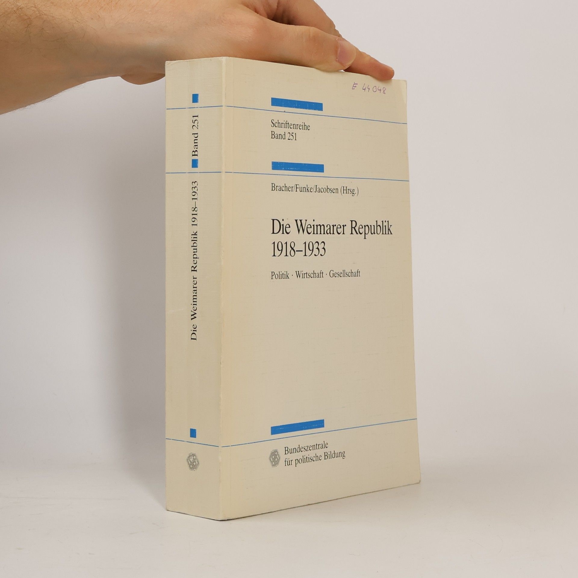 Karl Dietrich Bracher Die Weimarer Republik