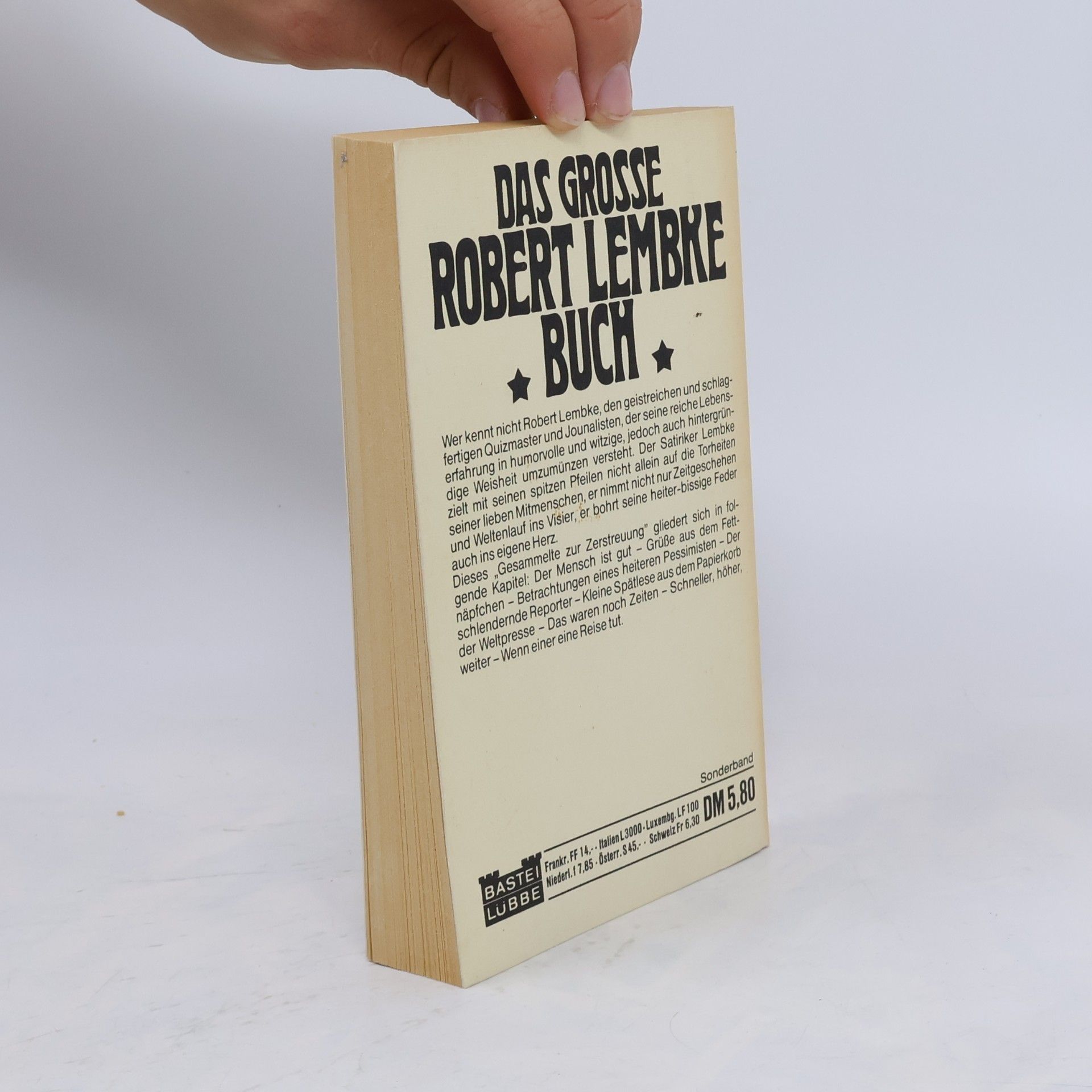 Robert Lembke Das große Robert-Lemke-Buch - Es macht Spaß, Spaß zu machen