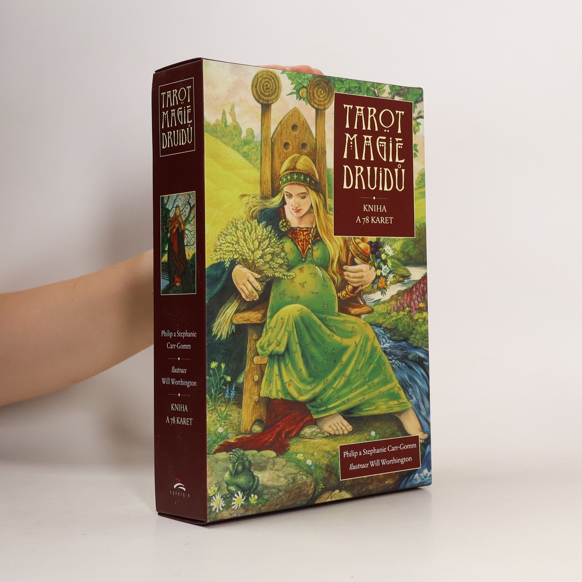 Philip Carr-Gomm Tarot magie Druidů. Kniha a 78 karet
