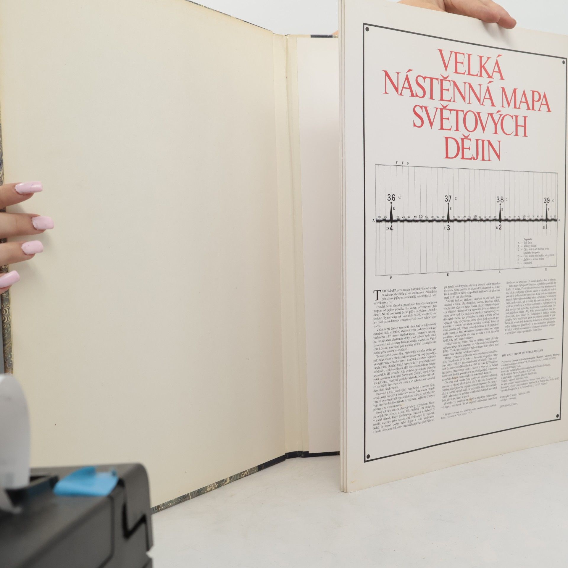 Miloslav Fulín Velká nástěnná mapa světových dějin