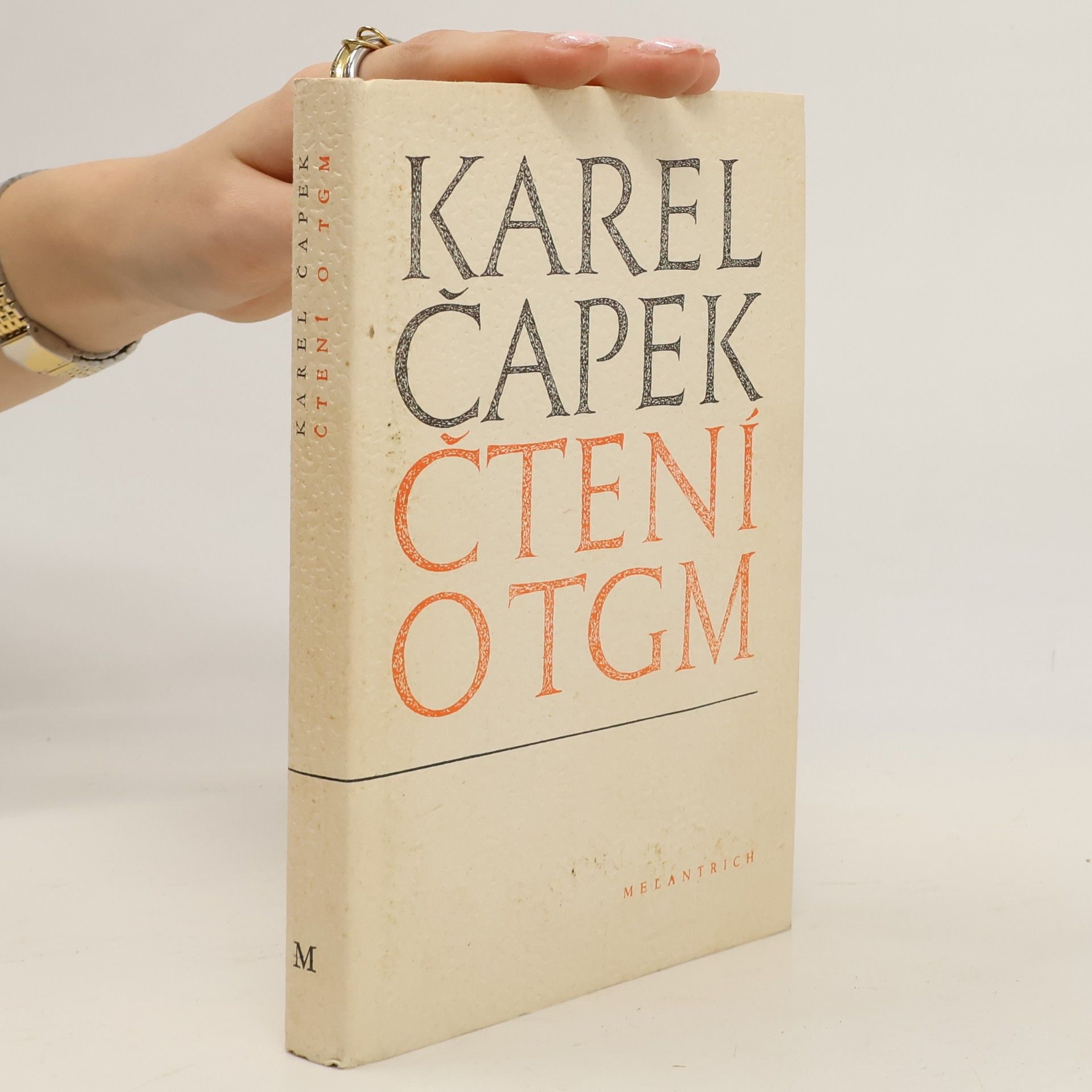 Karel Čapek Čtení o T. G. Masarykovi