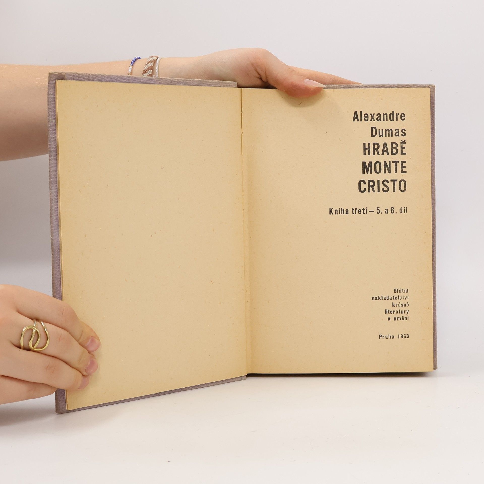 Alexandre Dumas starší Hrabě Monte Cristo. Kniha 3., díl 5. a 6.