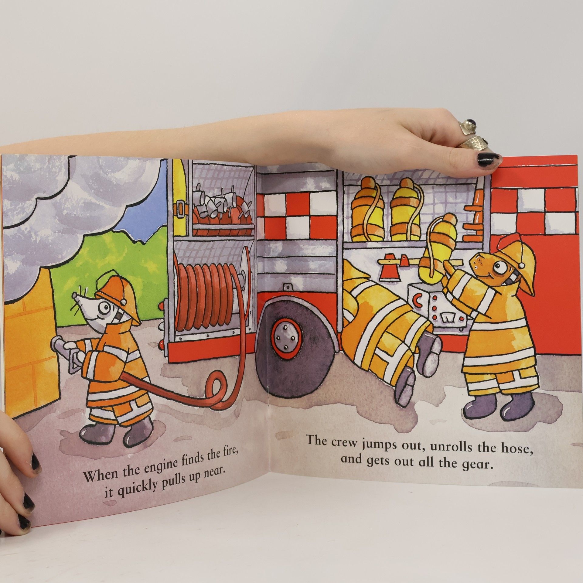 Tony Mitton Flashing Fire Engines