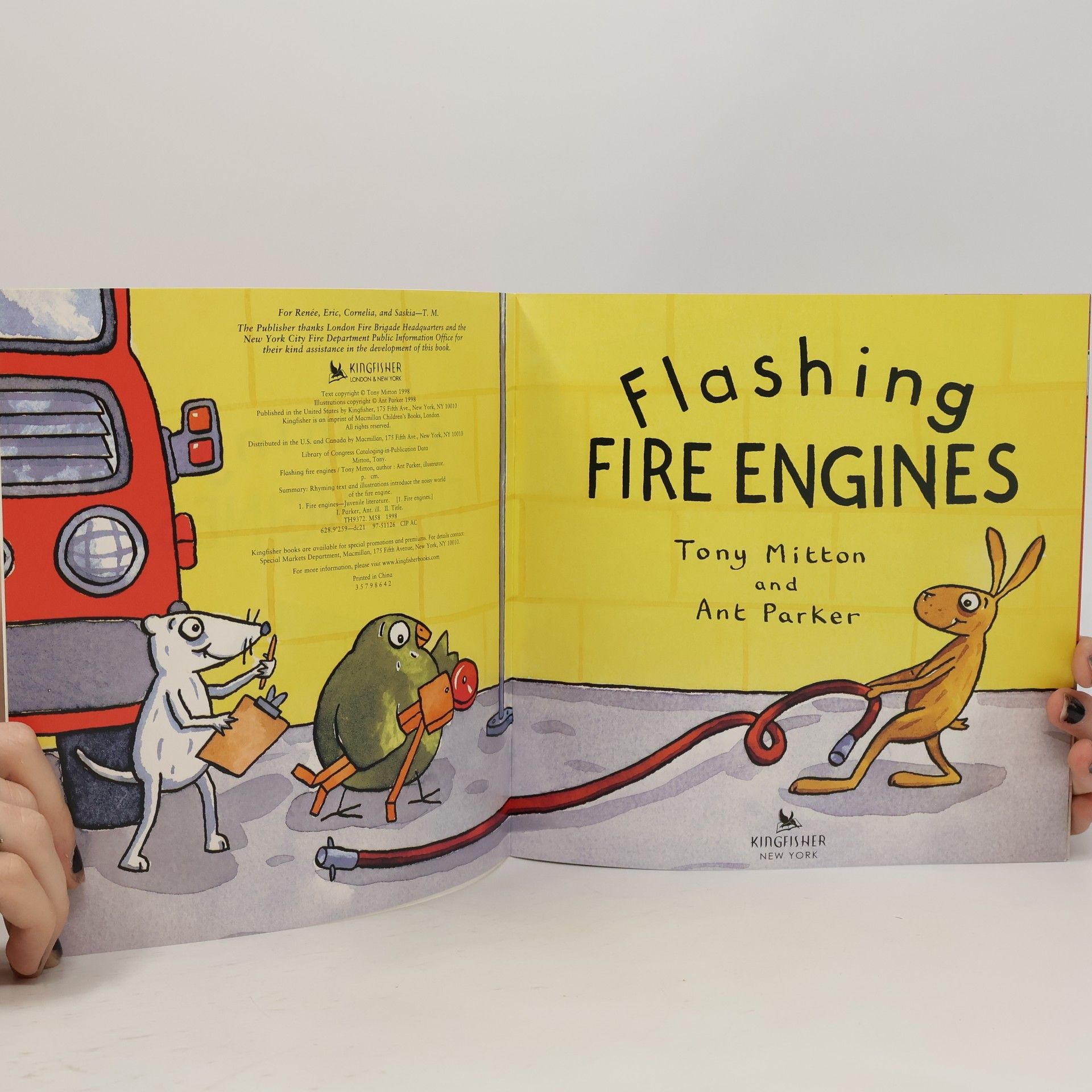 Tony Mitton Flashing Fire Engines