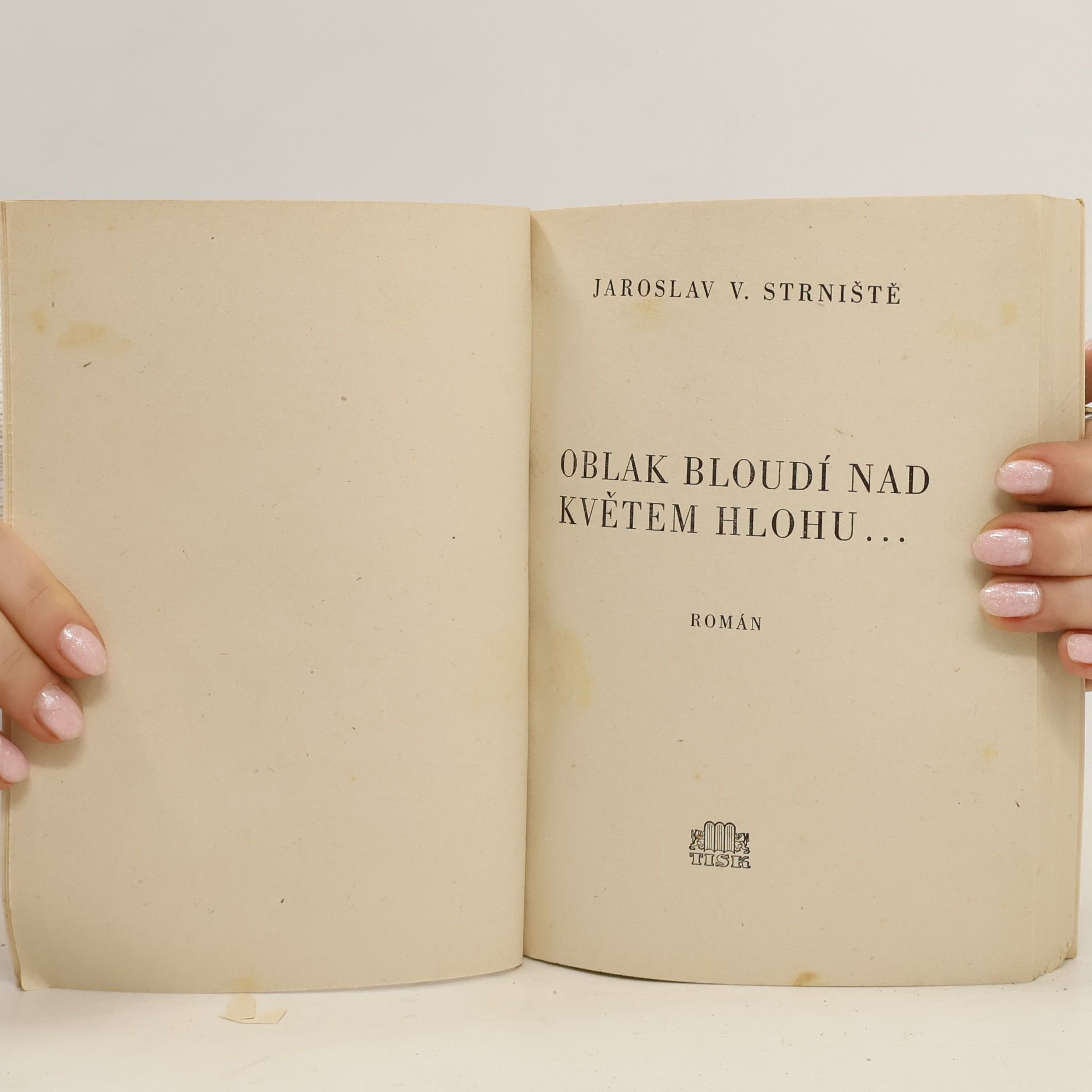 Jaroslav V. Strniště Oblak bloudí nad květem hlohu