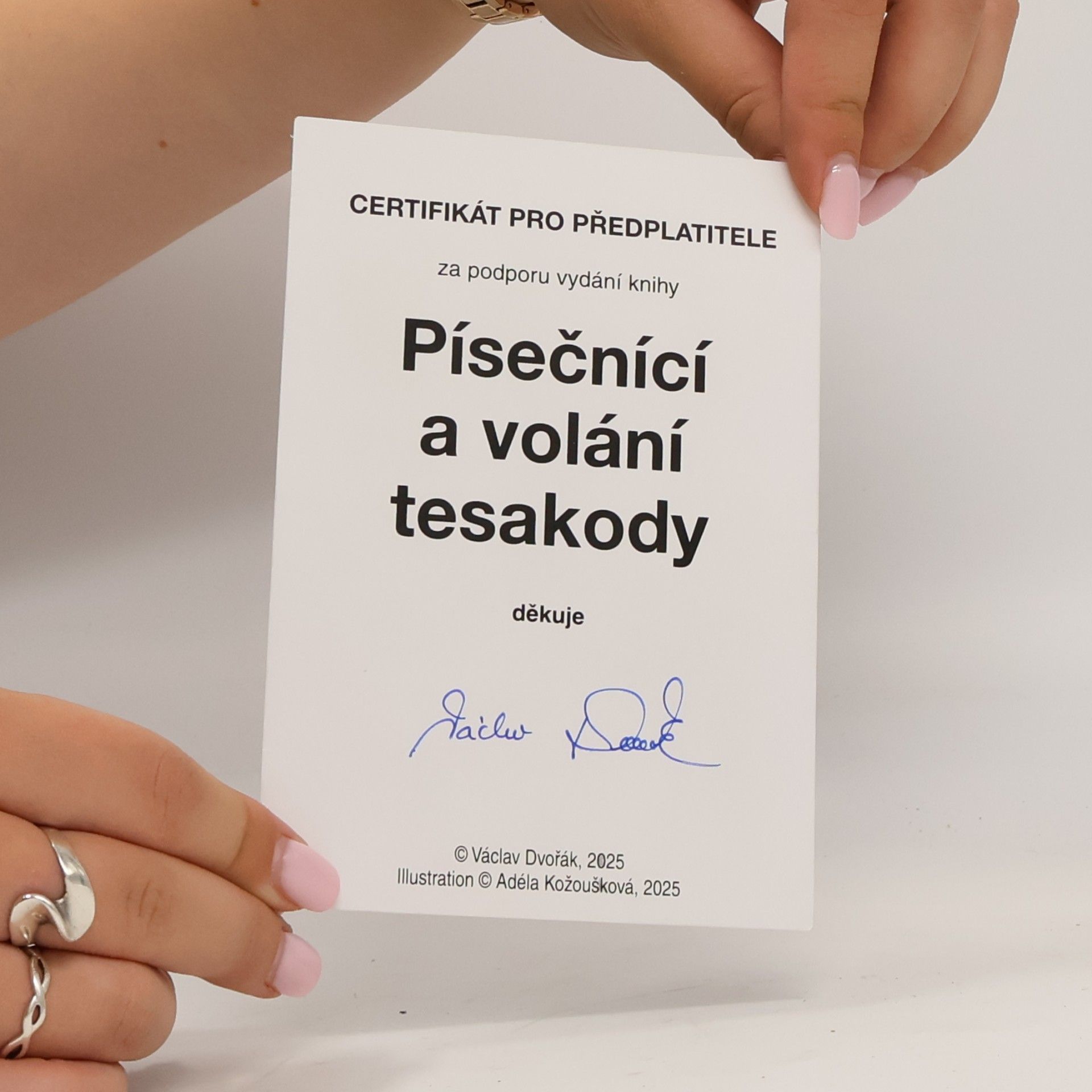 Václav Dvořák Písečníci a volání tesakody
