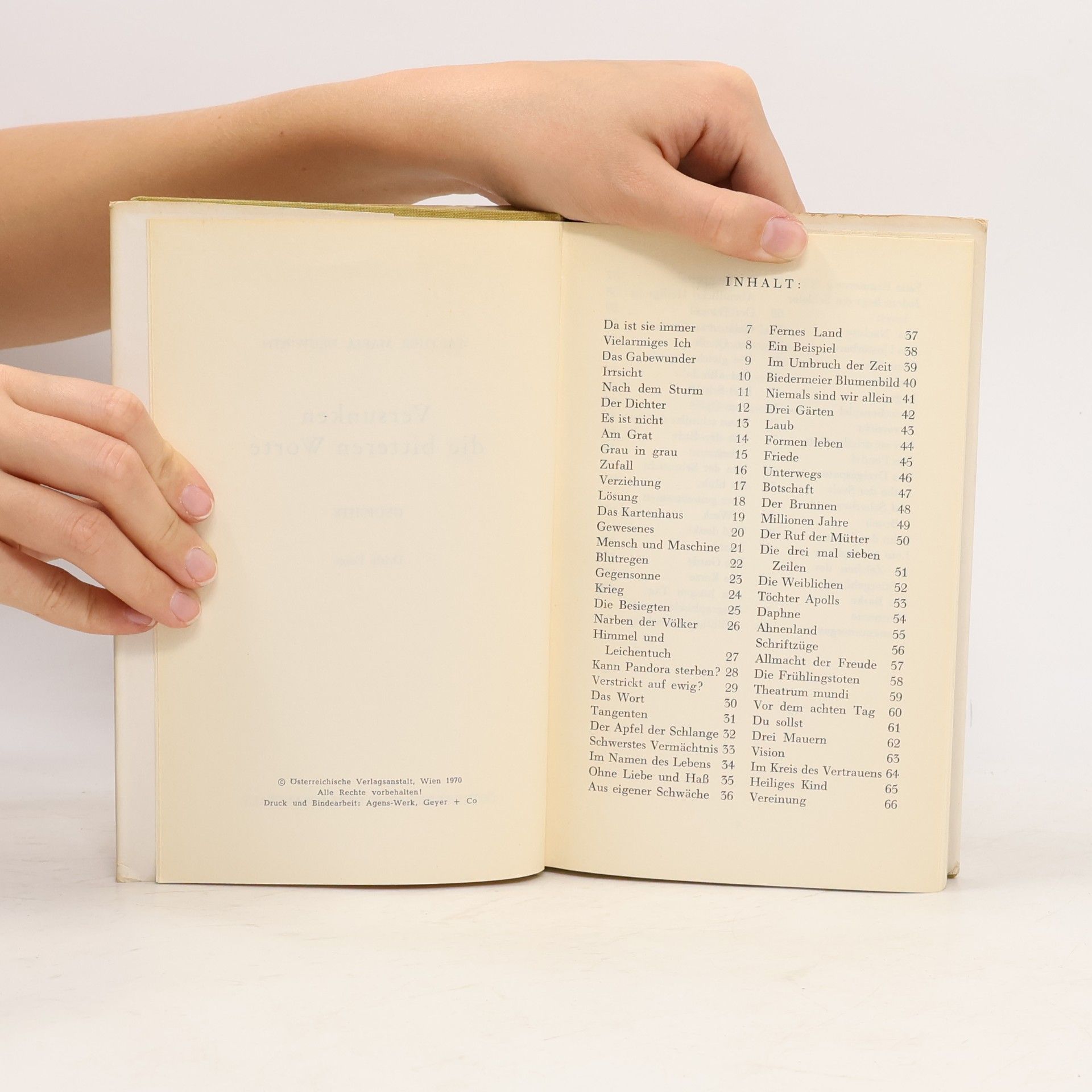 Walther Maria Neuwirth Versunken die bitteren Worte