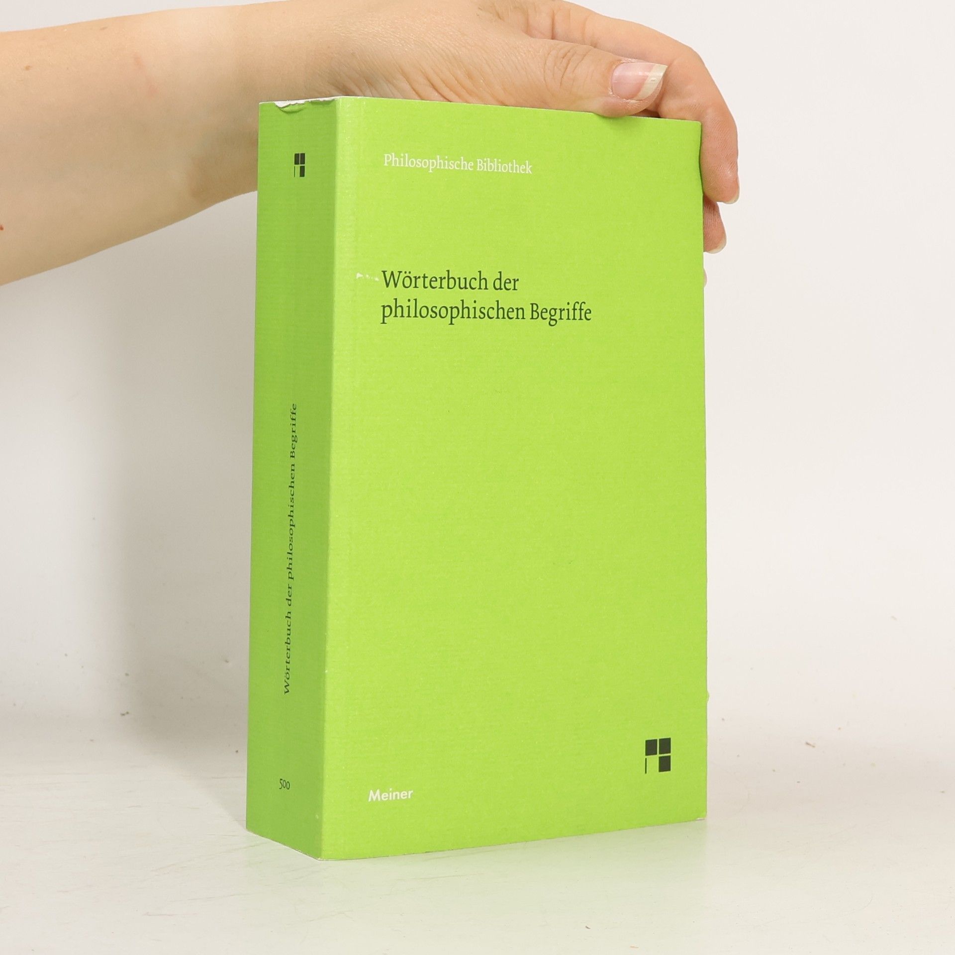 Arnim Regenbogen Philosophische Bibliothek: Wörterbuch der philosophischen Begriffe