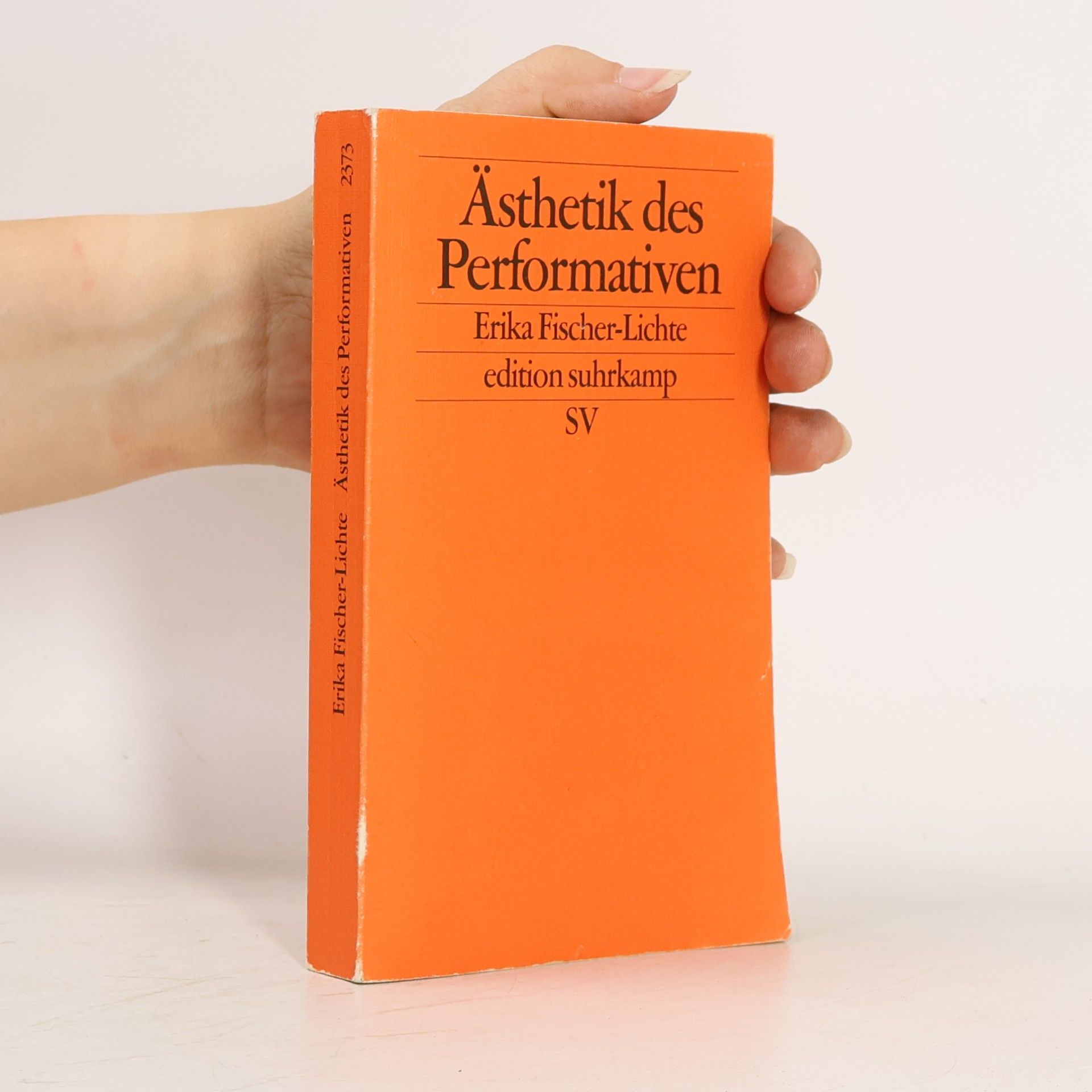 Erika Fischer Lichte Ästhetik des Performativen
