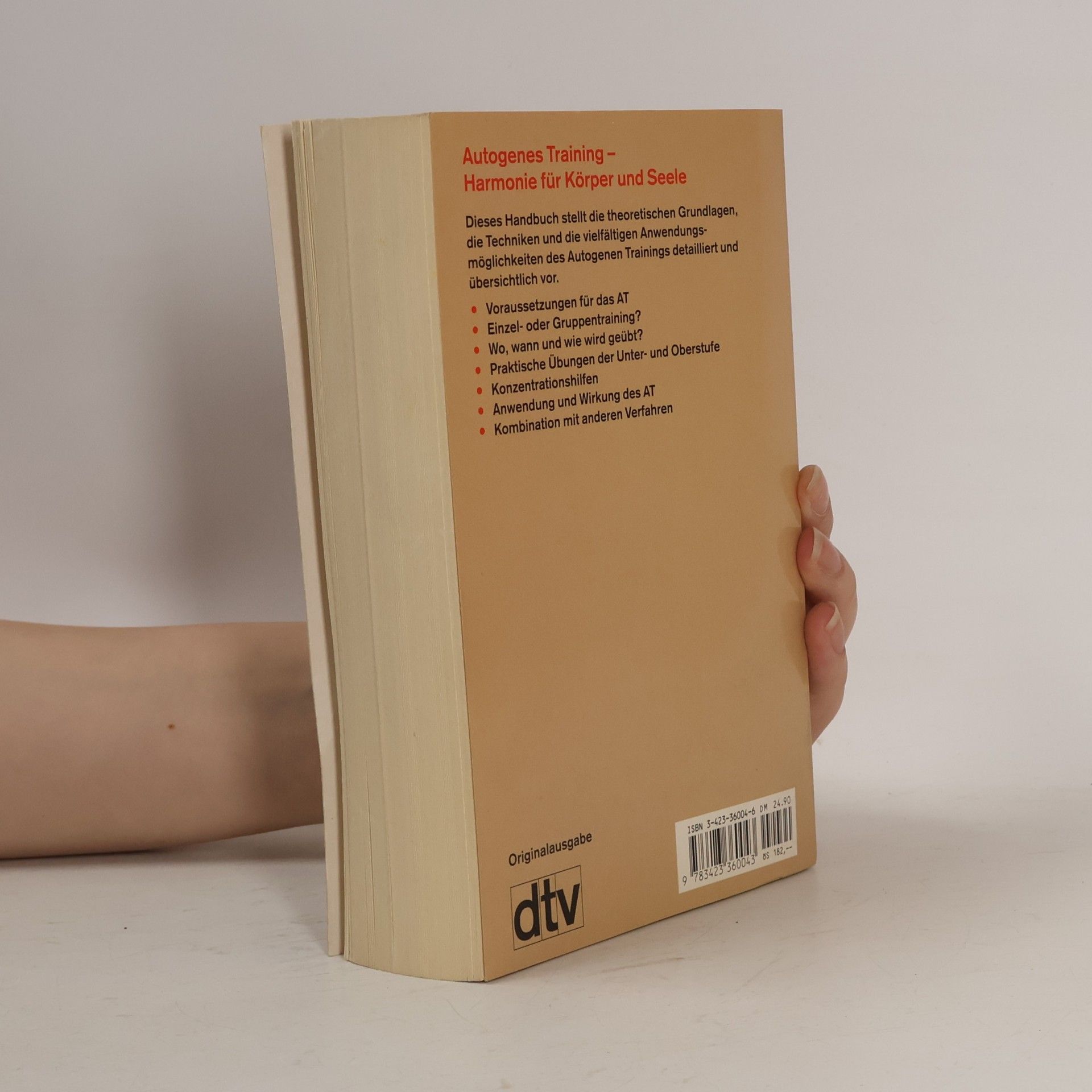 Bernt H. Hoffmann Handbuch autogenes Training