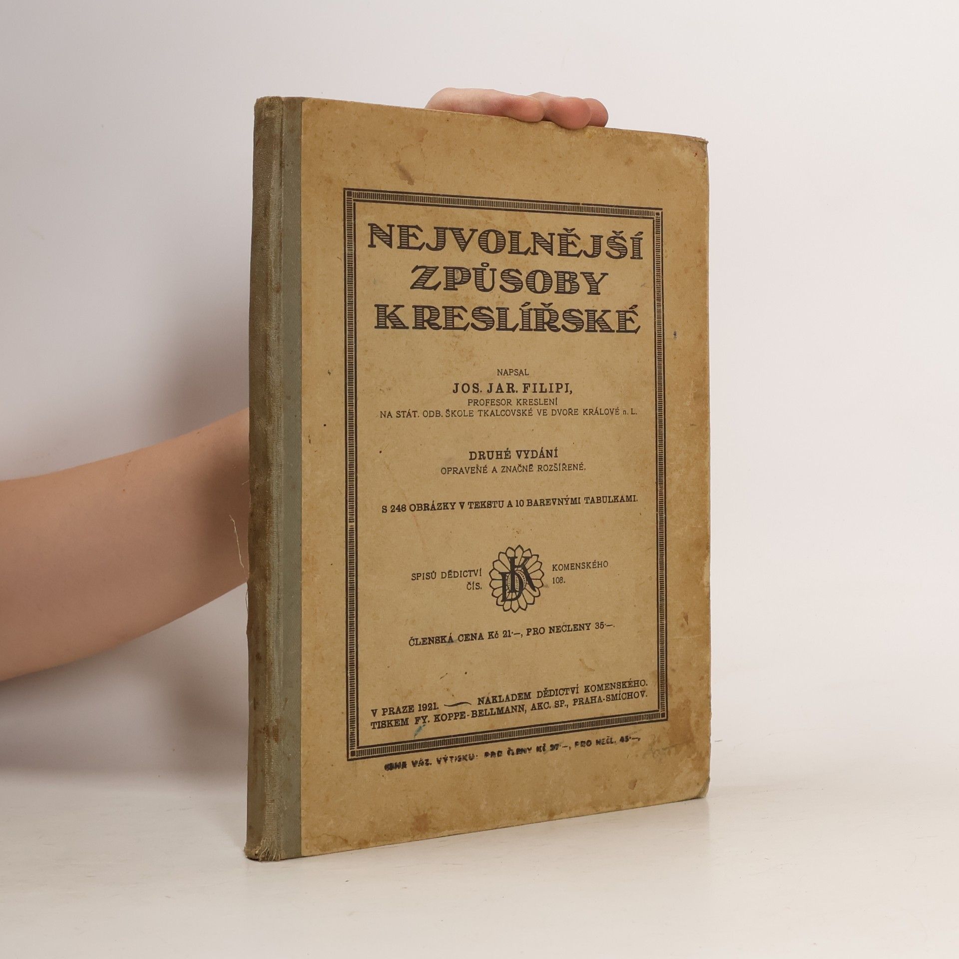 Josef Jaroslav Filipi Nejvolnější způsoby kreslířské