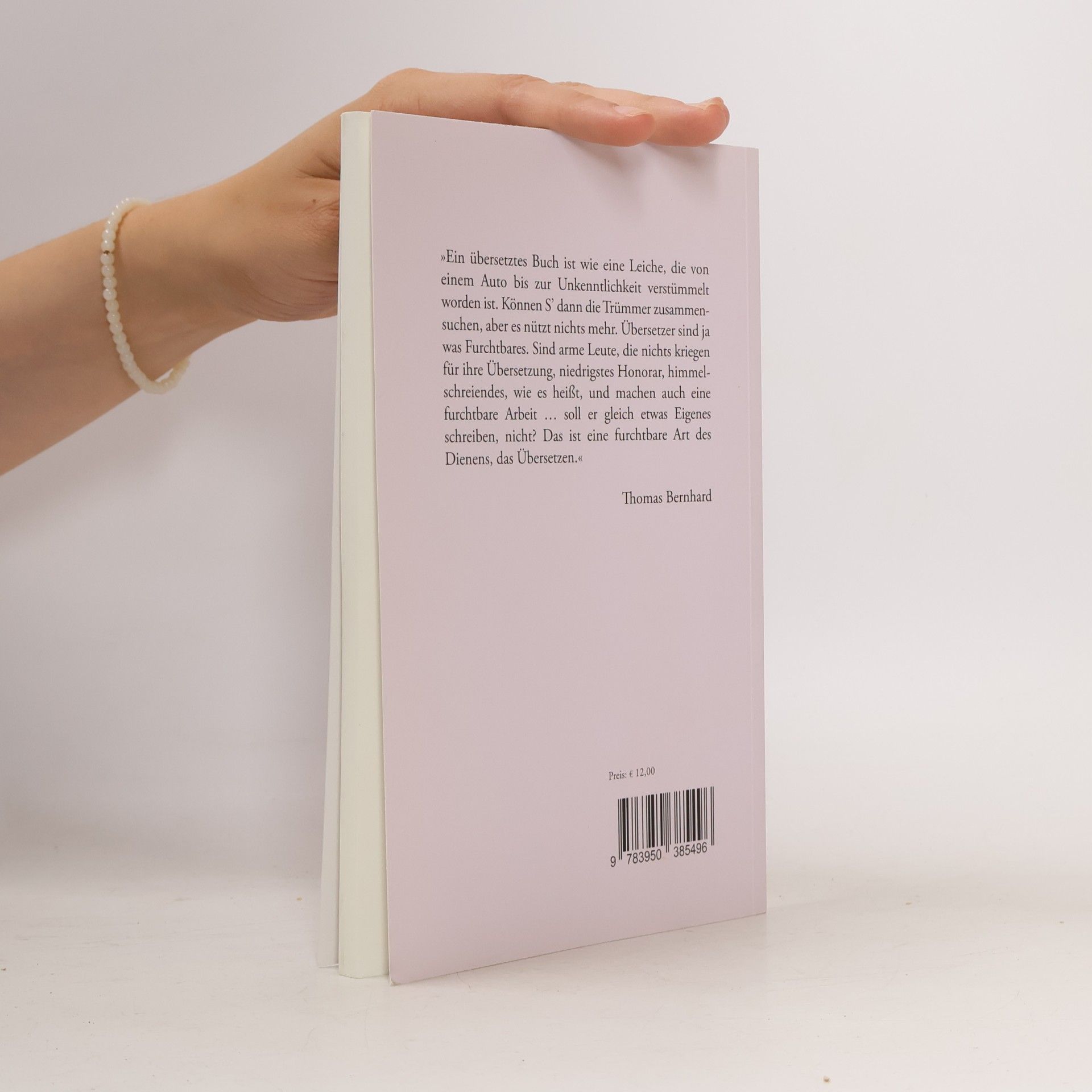 Ein übersetztes Buch ist wie eine Leiche