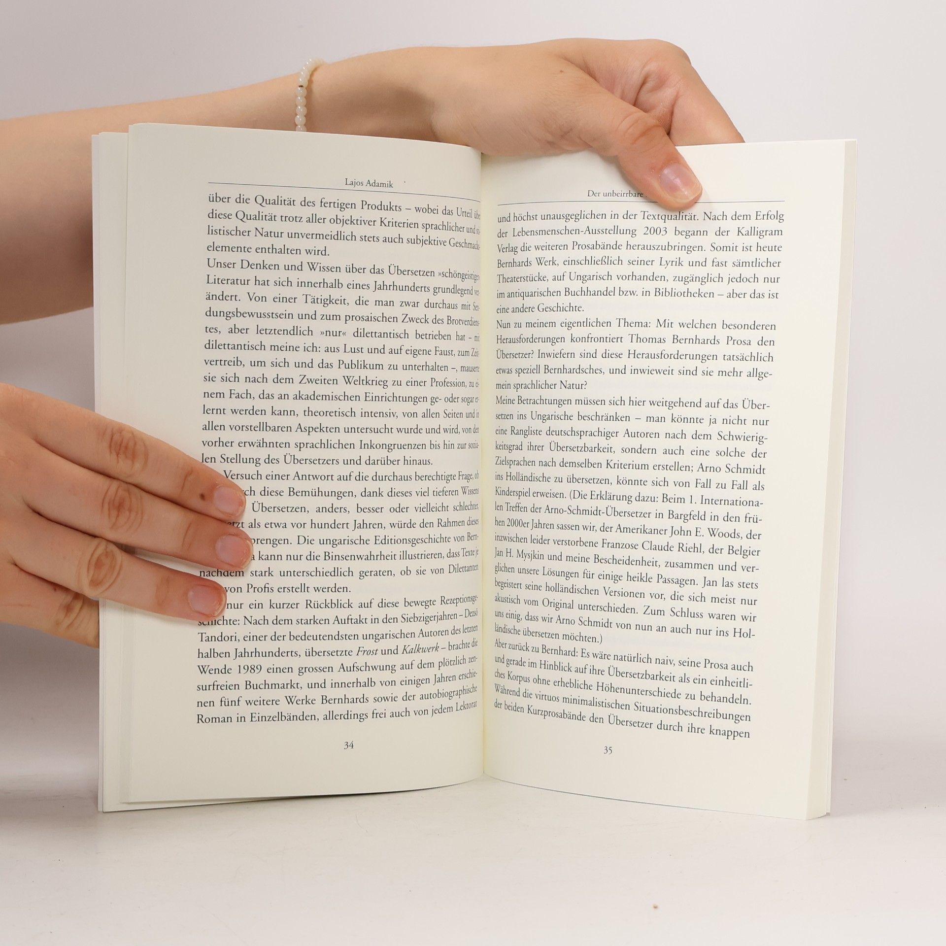 Ein übersetztes Buch ist wie eine Leiche
