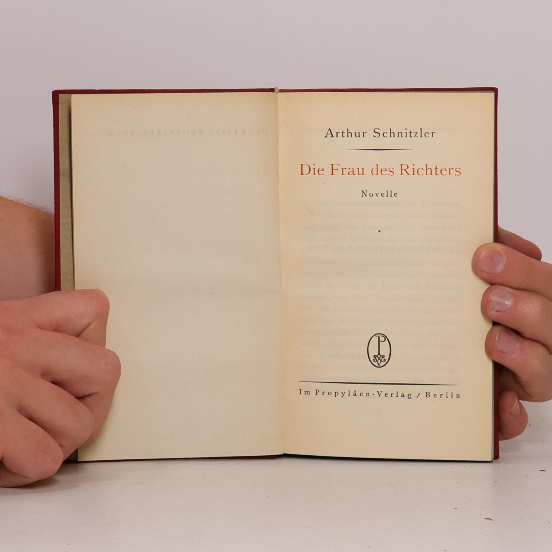 Arthur Schnitzler Die Frau des Richters