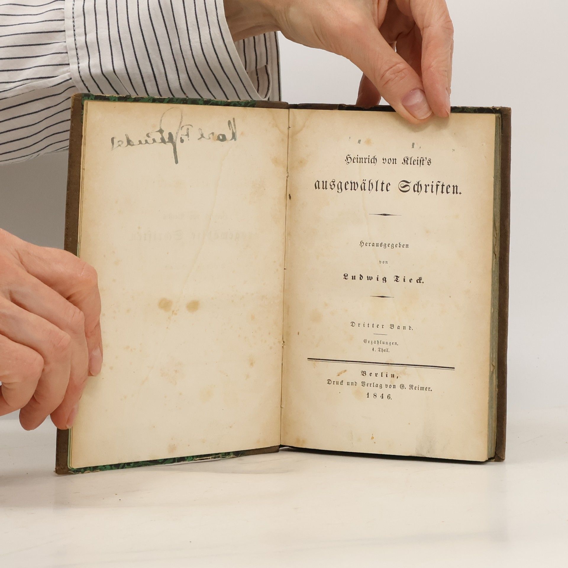 Heinrich von Kleist Ausgewählte Schriften