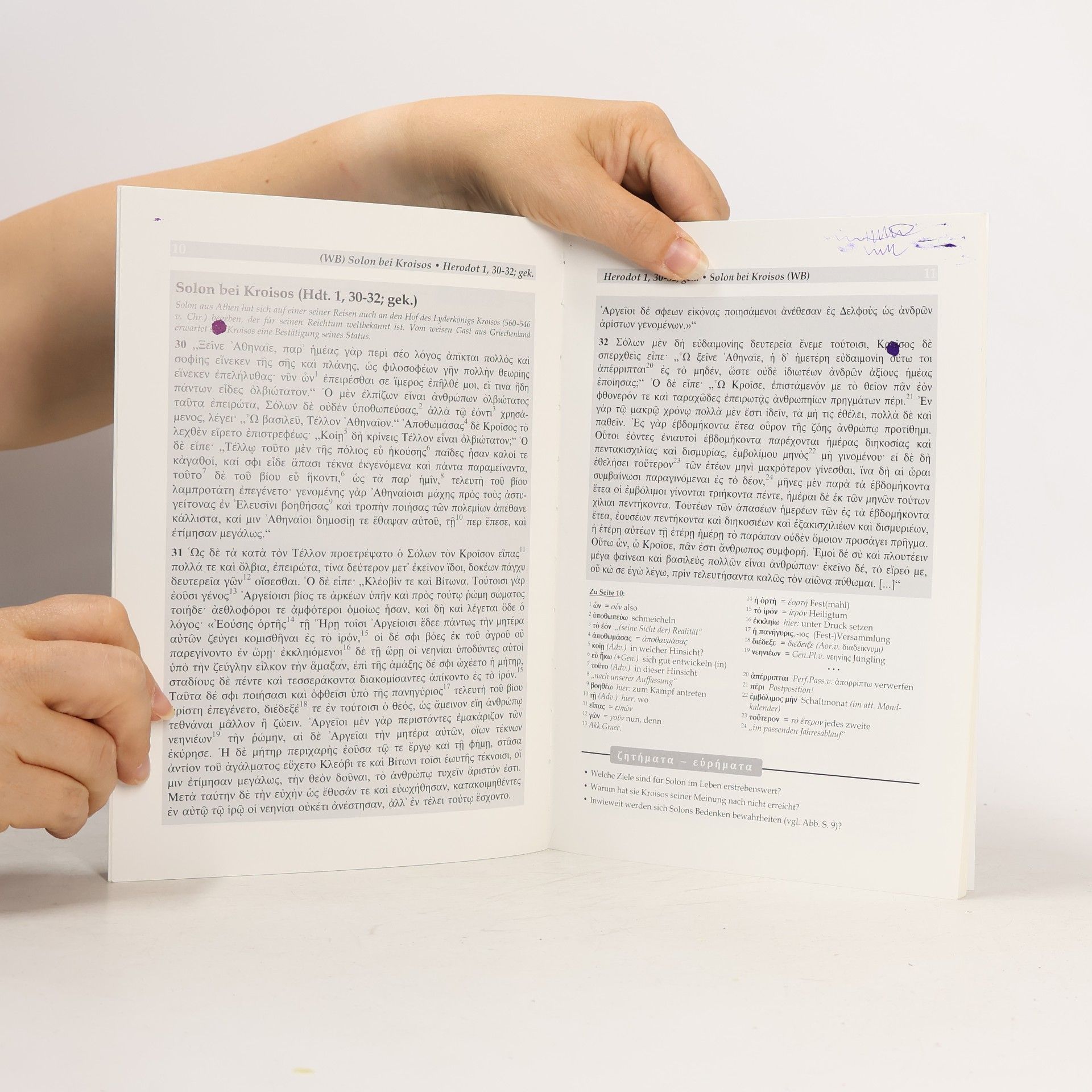 Autores varios Griechisch-Lektüre aktiv. Griechische Historiographie