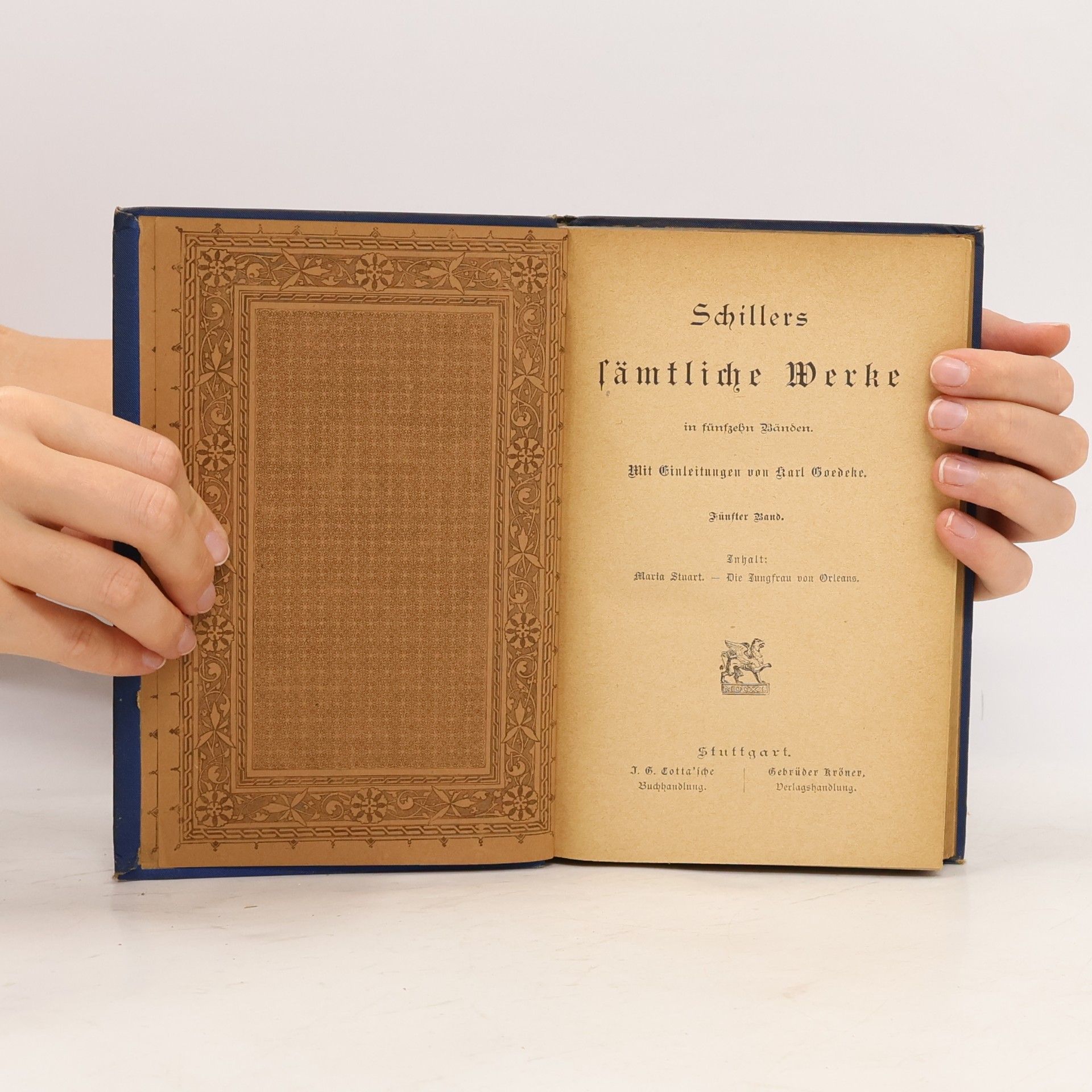 Friedrich Schiller Schillers sämtliche Werke in fünfzehn Bänden 5