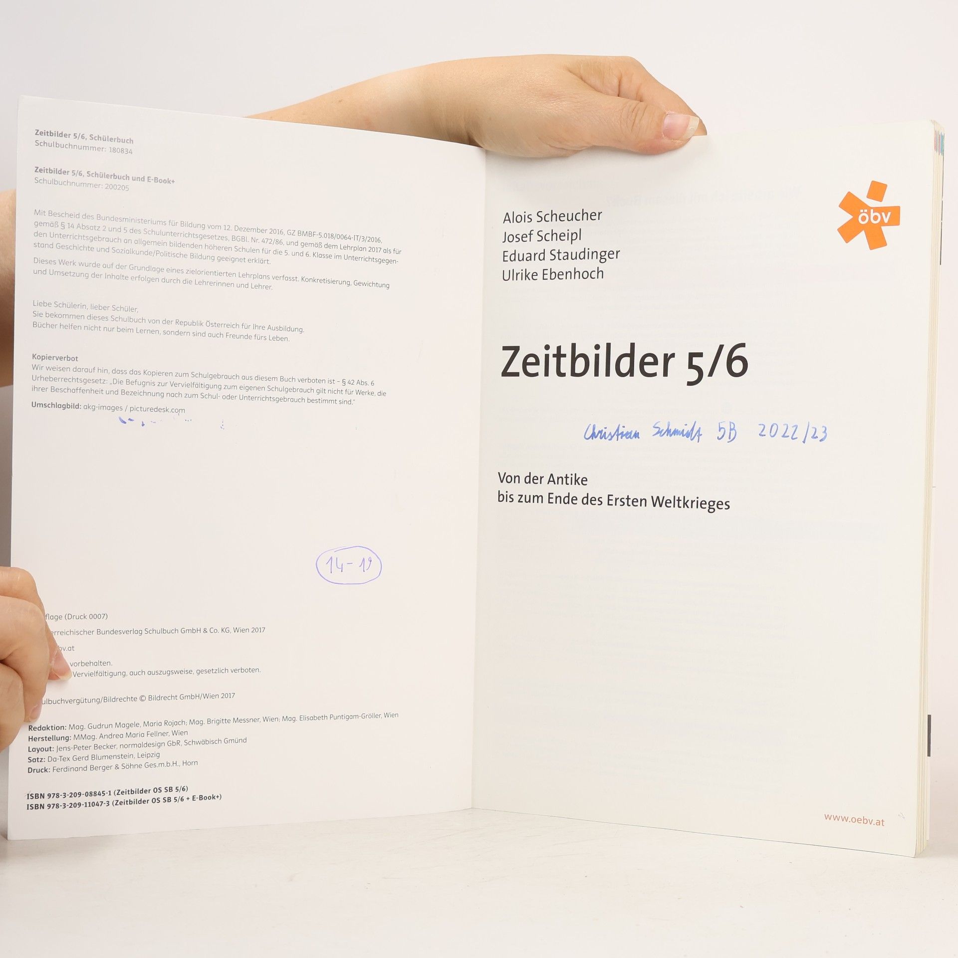 Alois Scheucher Zeitbilder 5/6, Schülerbuch + E-Book