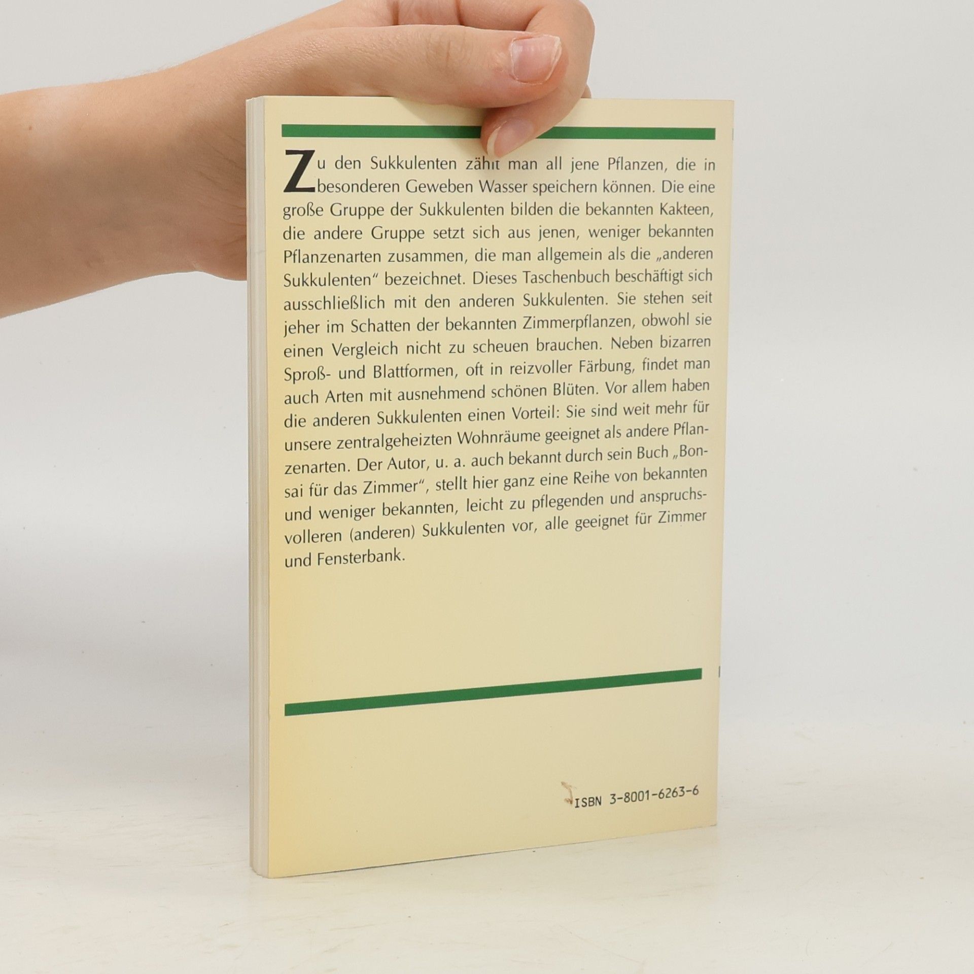 Wolfgang Kawollek Ulmer Taschenbücher - 12: Sukkulenten für Zimmer und Fensterbank