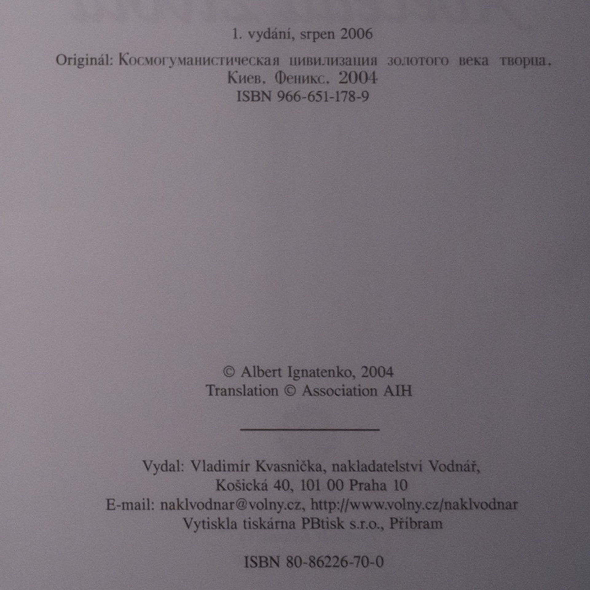 Albert Venediktovič Ignatenko Abeceda života
