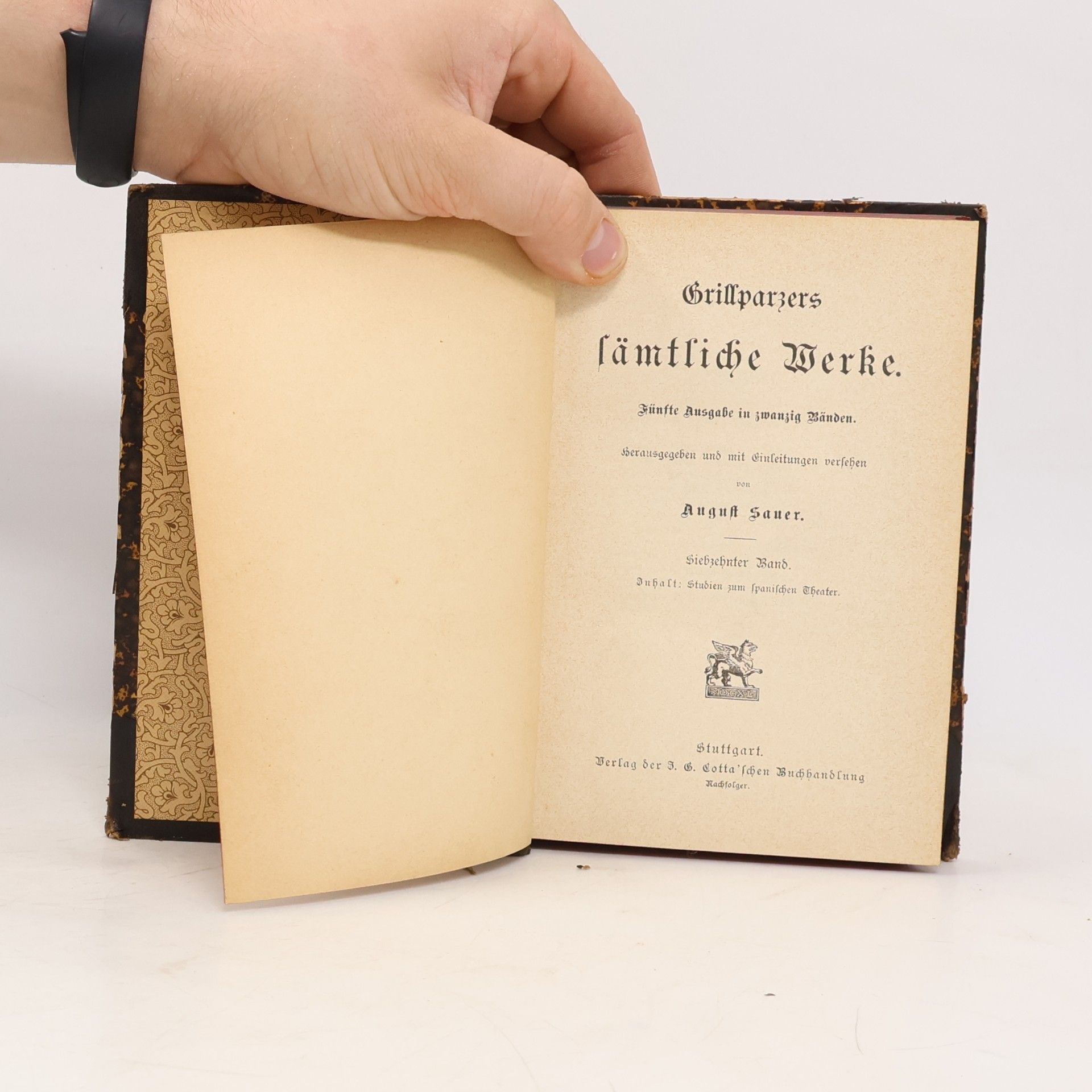 Franz Grillparzer Grillparzers sämtliche Werke