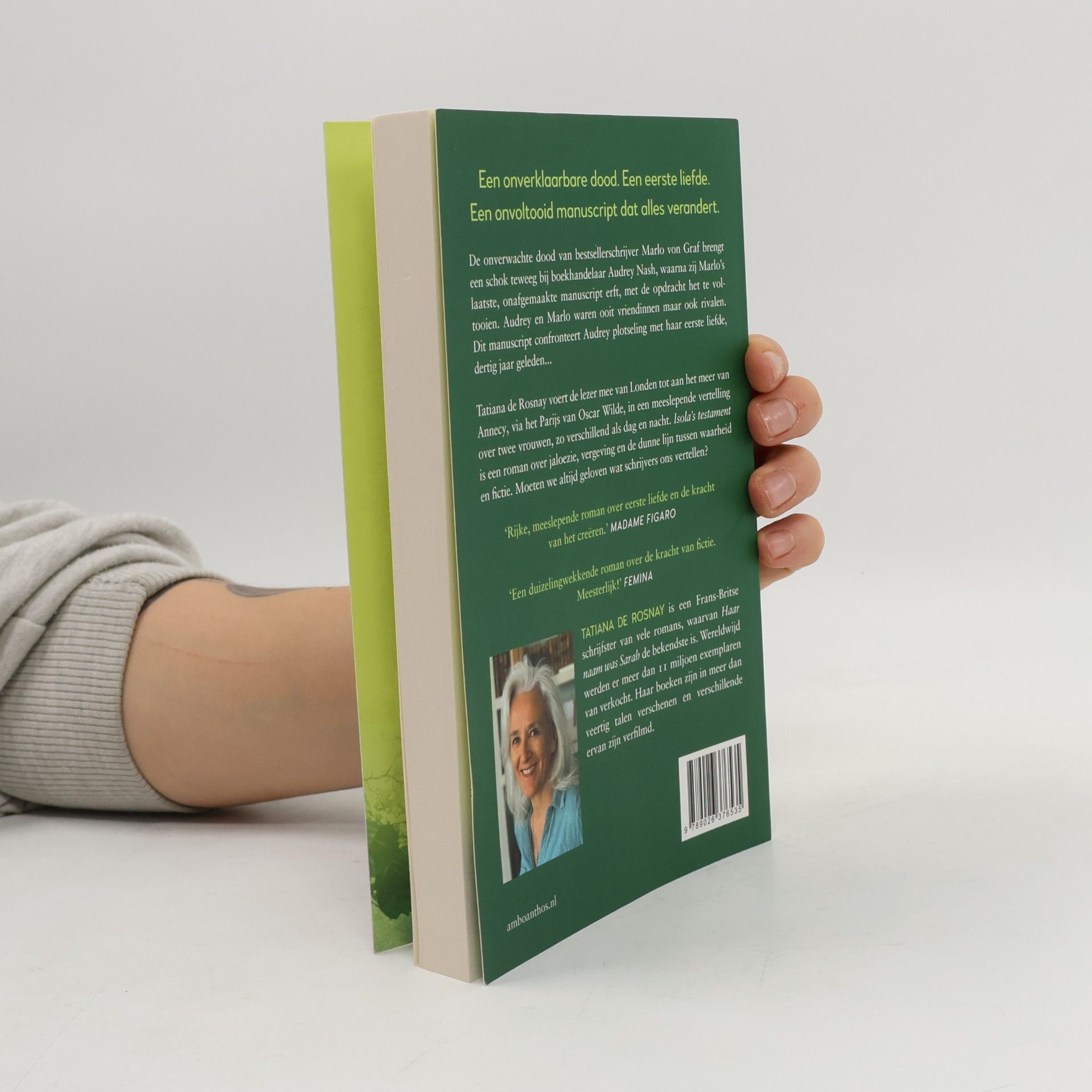 Tatiana de Rosnay Isola's testament - special Vriendenloterij
