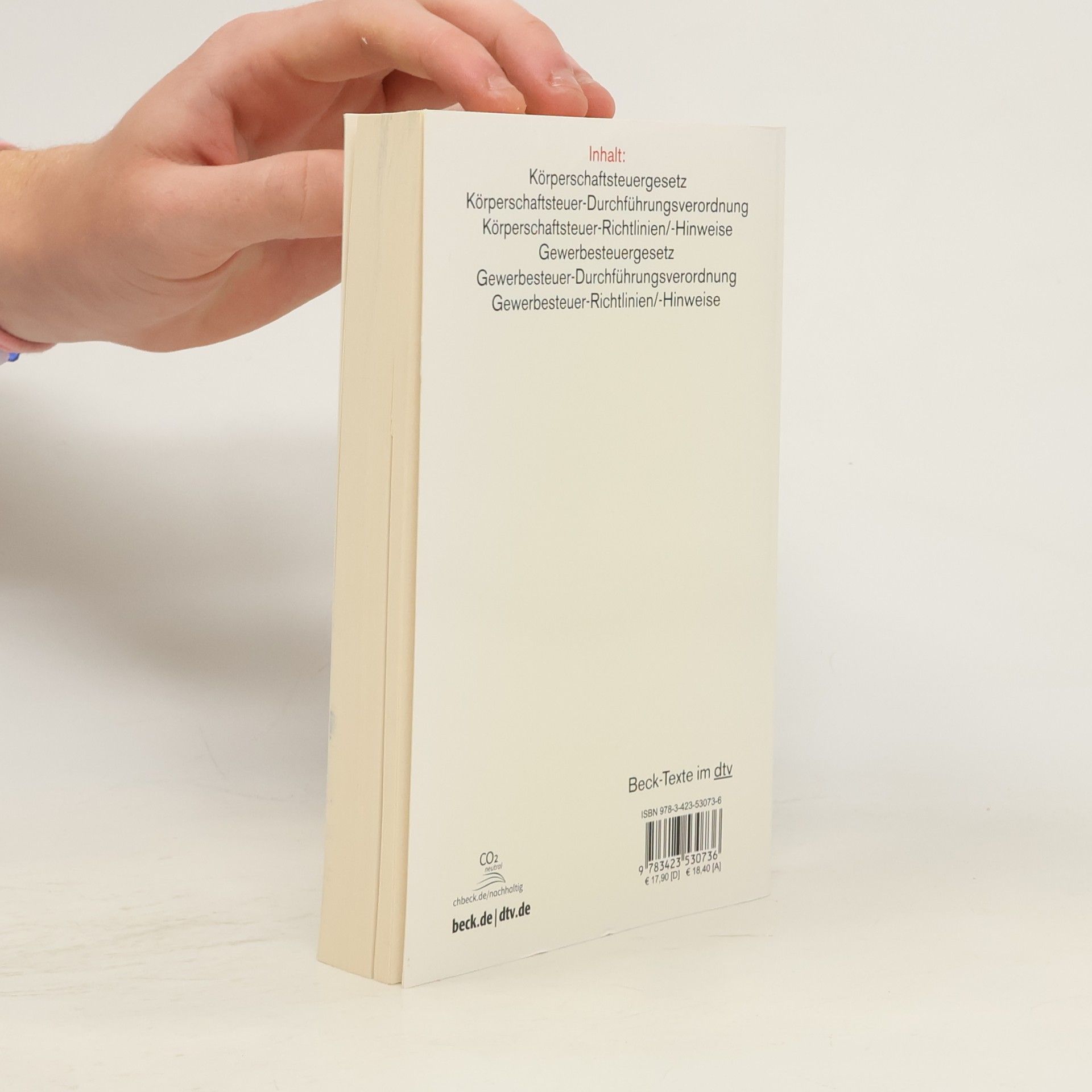 Burkhard Binnewies Beck-Texte im dtv: Körperschaftsteuerrecht / Gewerbesteuerrecht - 3. Auflage 2021