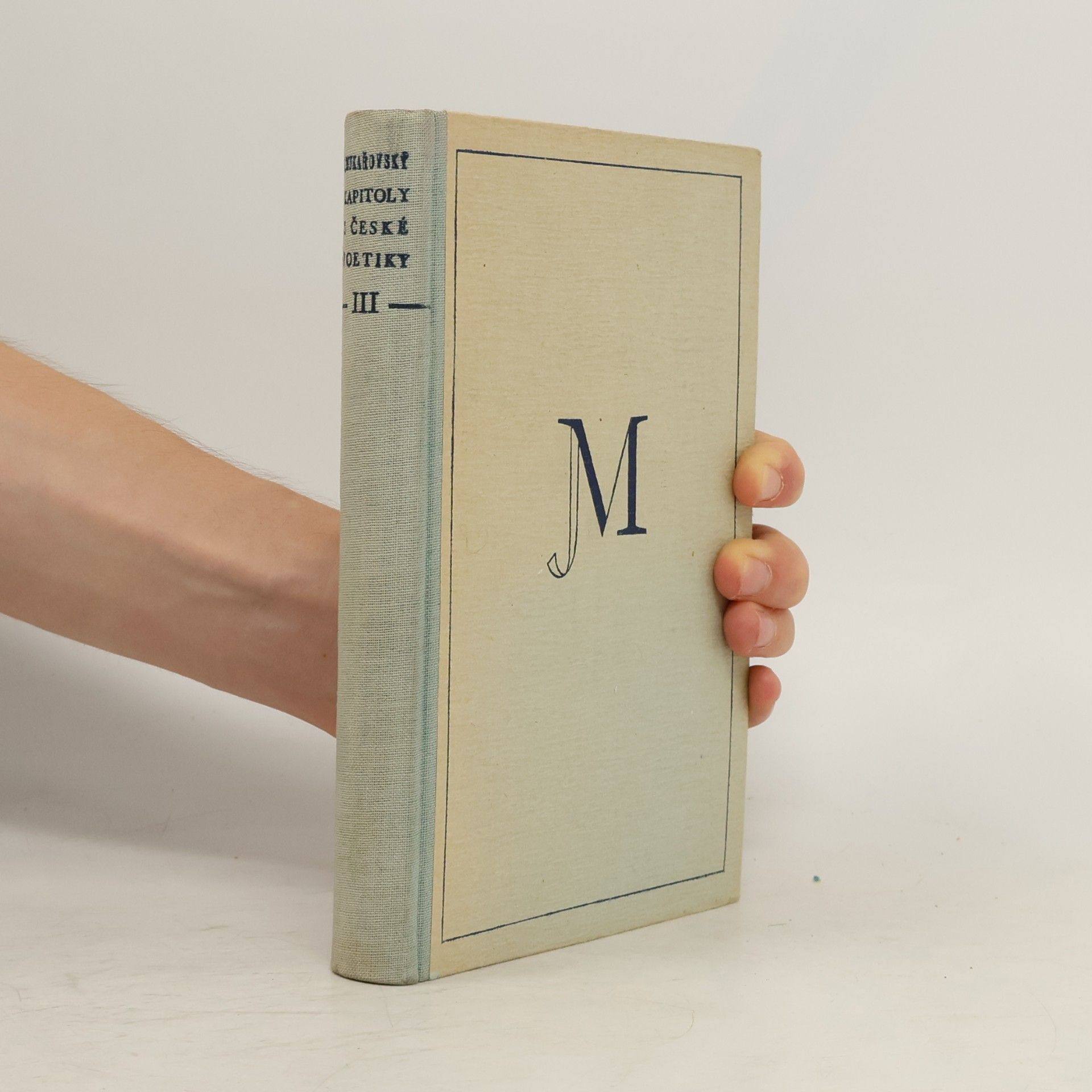 Kapitoly z české poetiky III. Máchovské studie