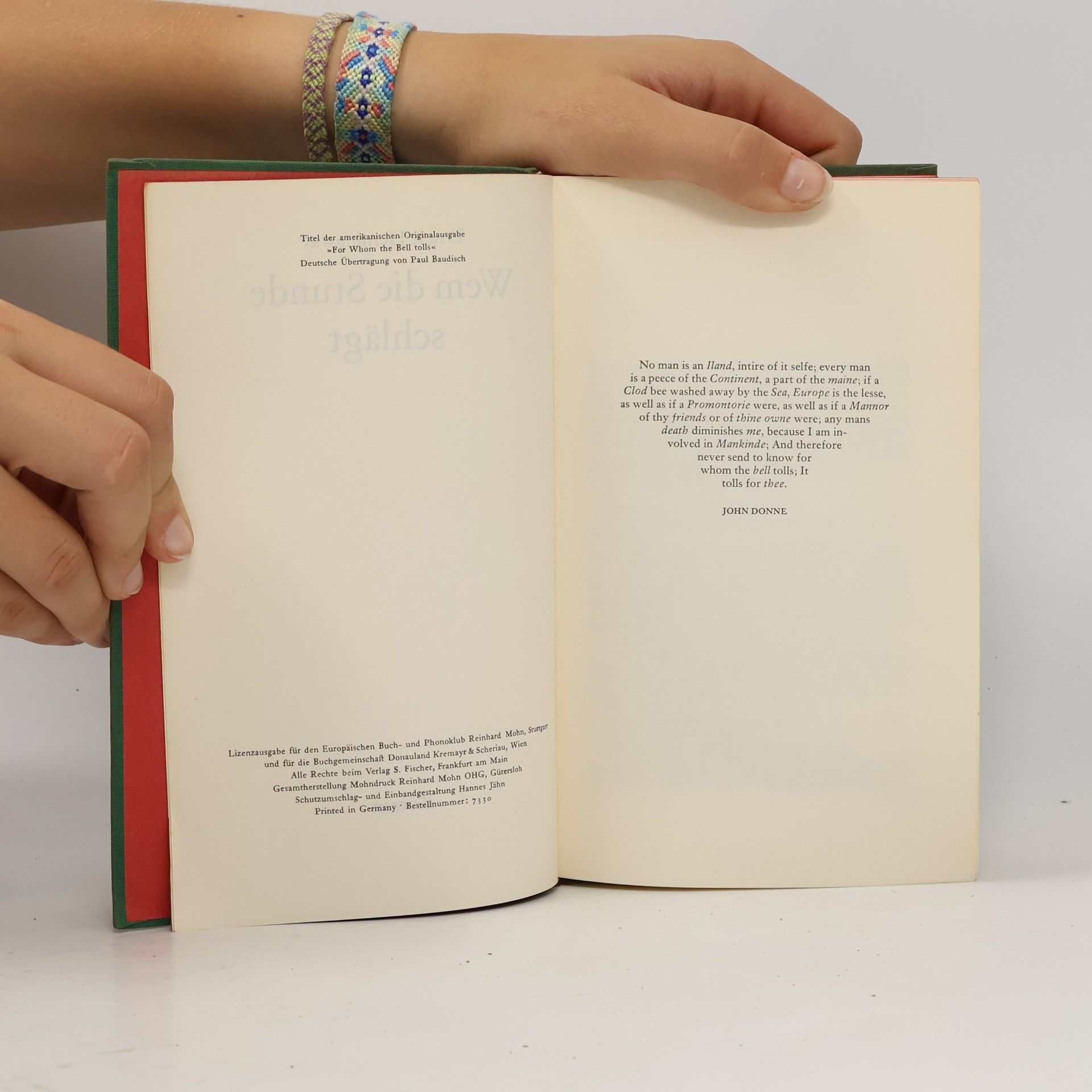 Ernest Hemingway Wem die Stunde schlägt