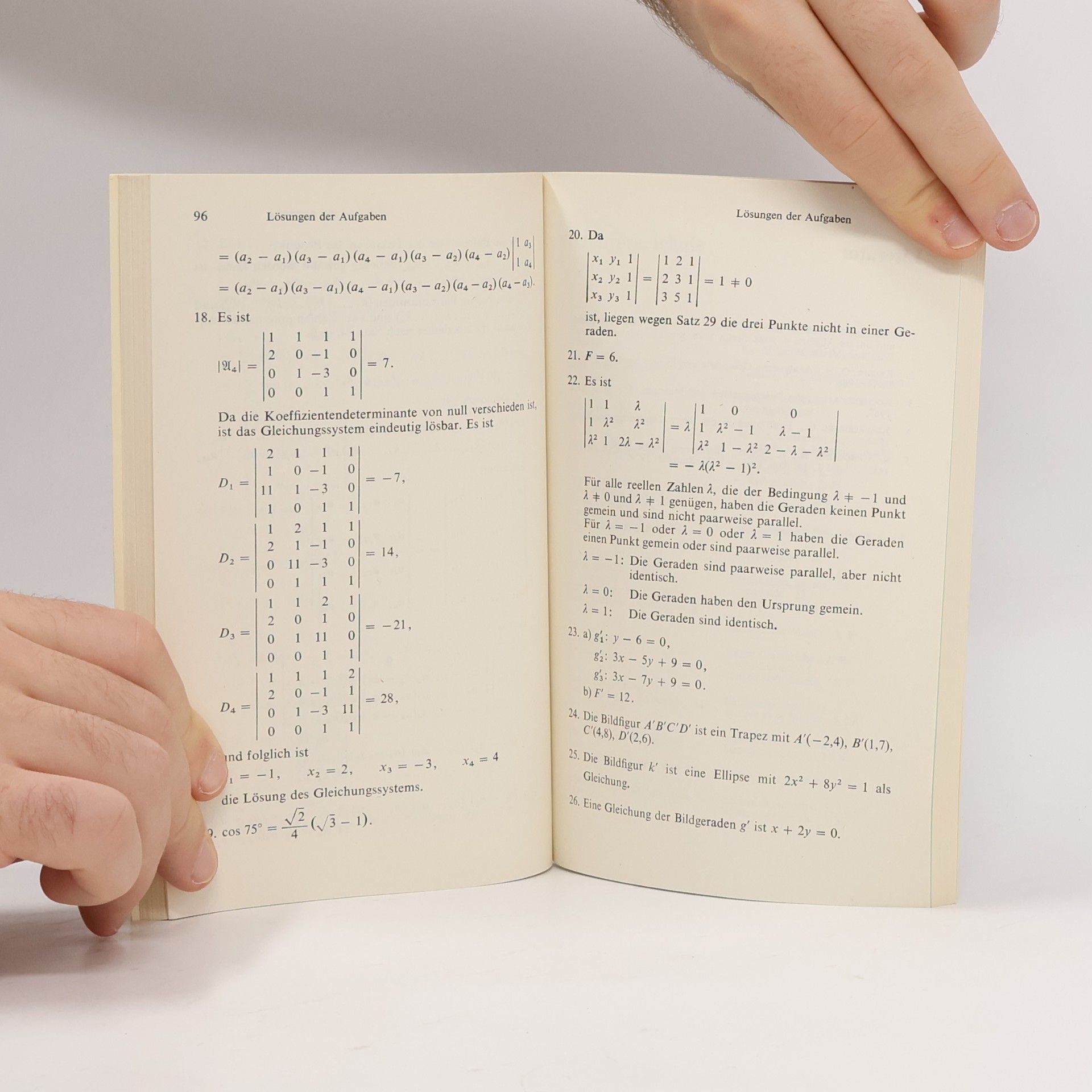 Horst Belkner Determinanten und Matrizen