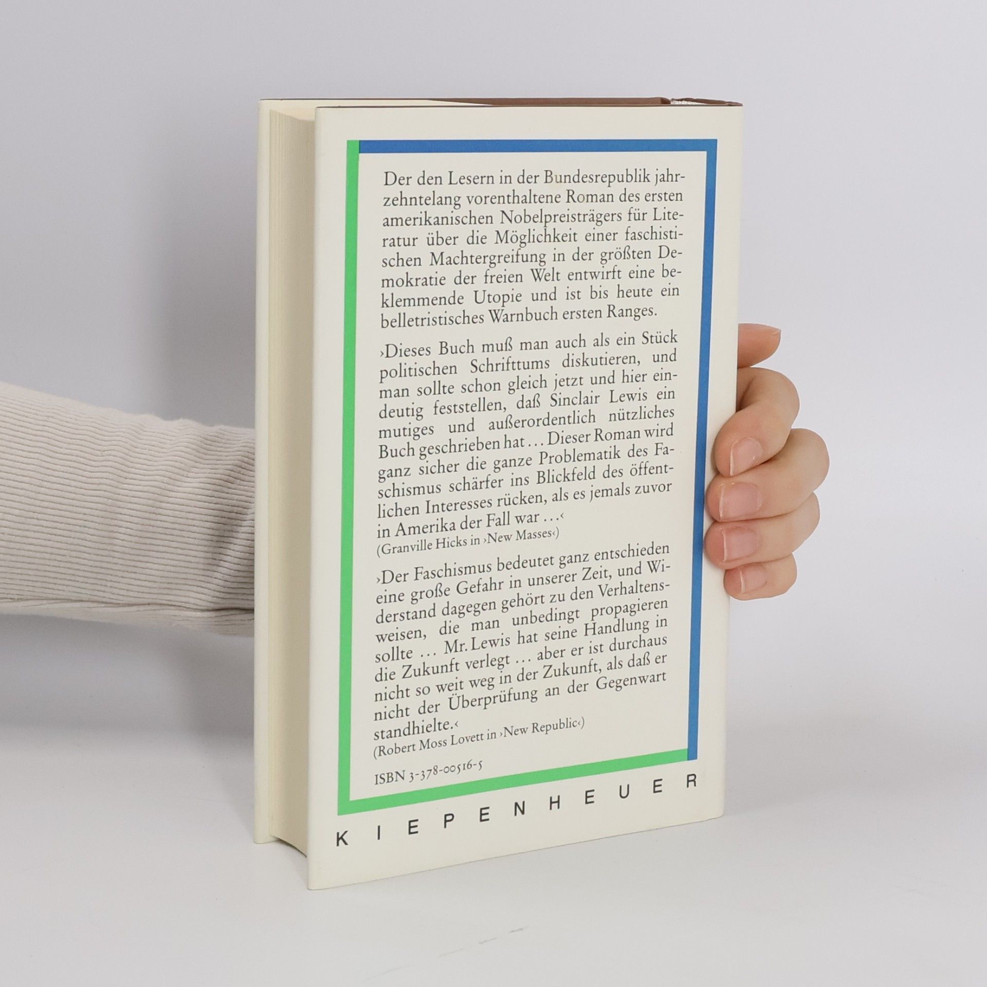 Sinclair Lewis Das ist bei uns nicht möglich