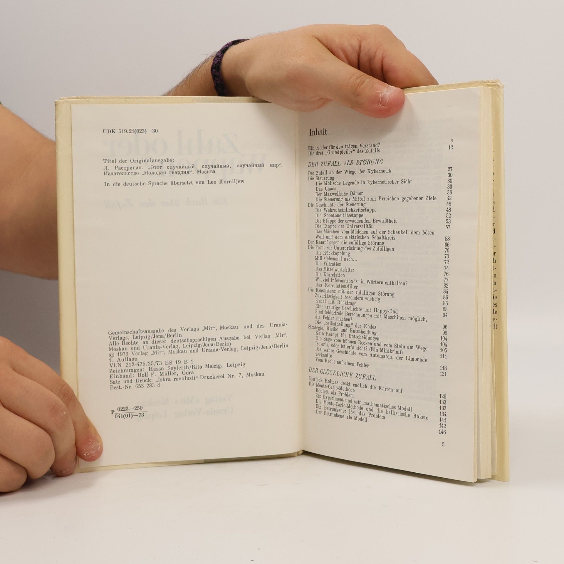 Leonhard A. Rastrigin Zahl oder Wappen? Ein Buch über den Zufall