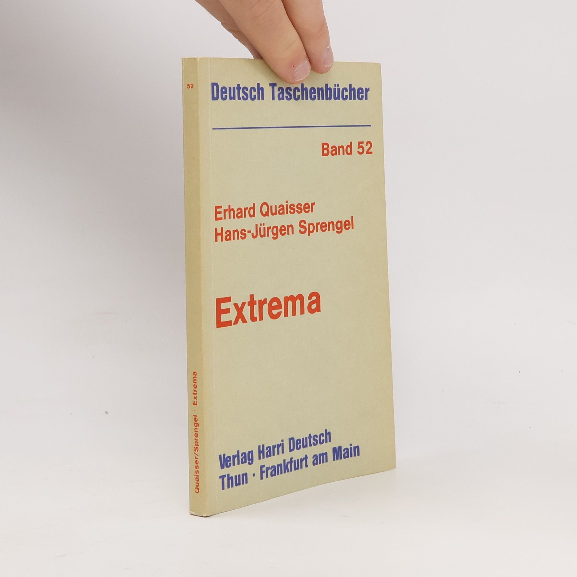 Deutsch Taschenbücher - 52: Extrema