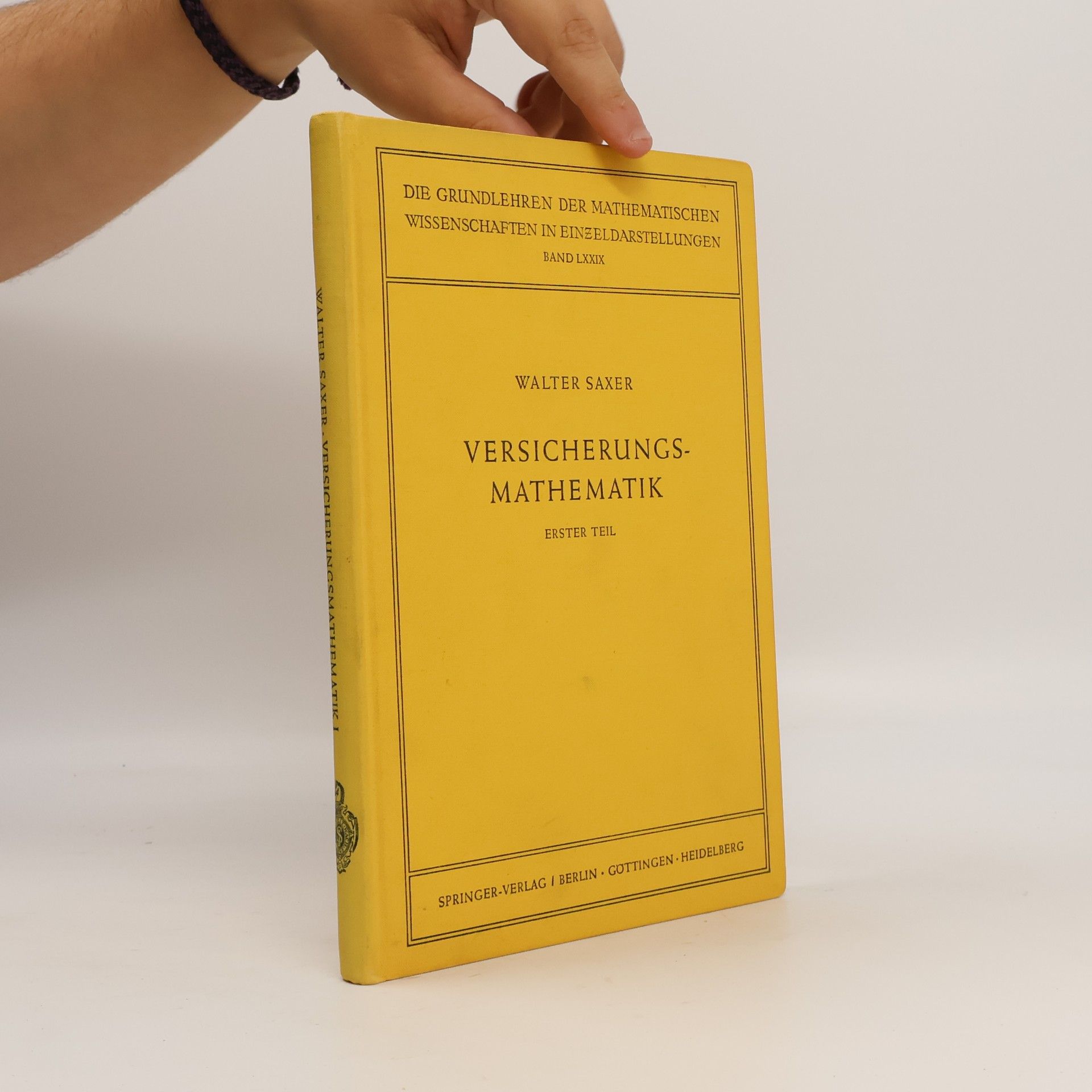 VERSICHERUNGS-MATHEMATIK