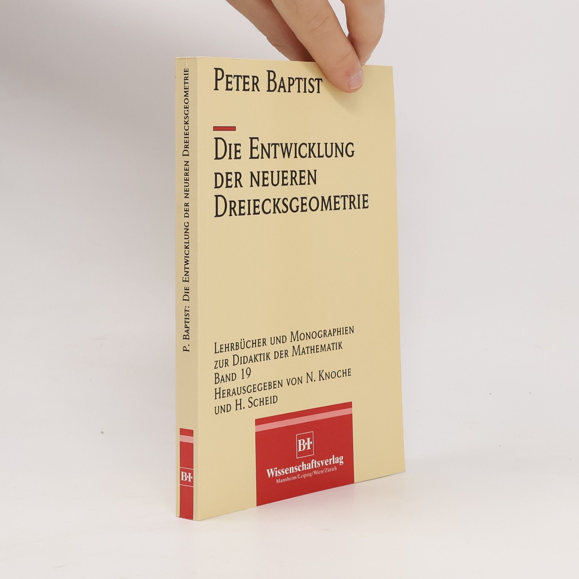 Die Entwicklung der neueren Dreiecksgeometrie