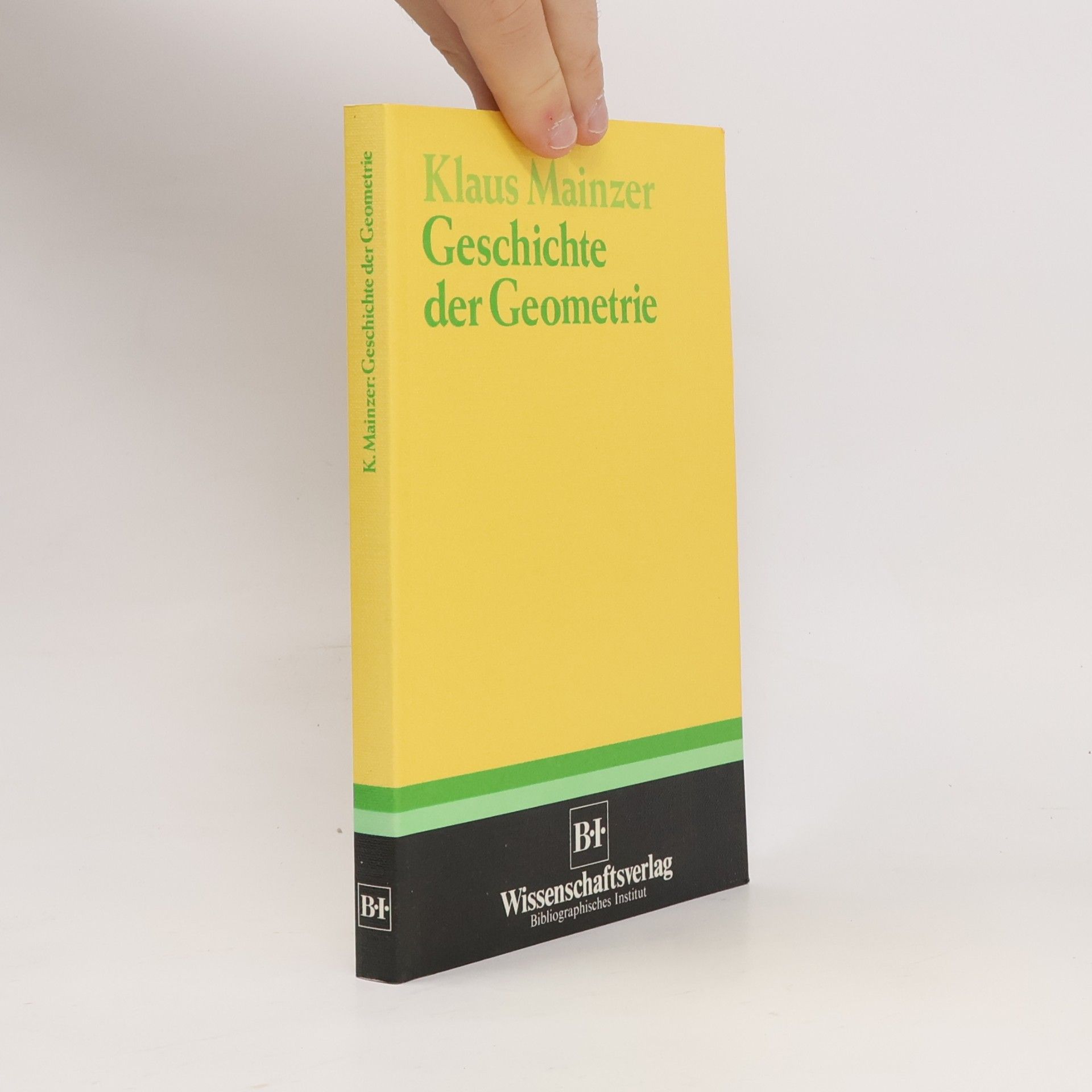 Klaus Mainzer Geschichte der Geometrie