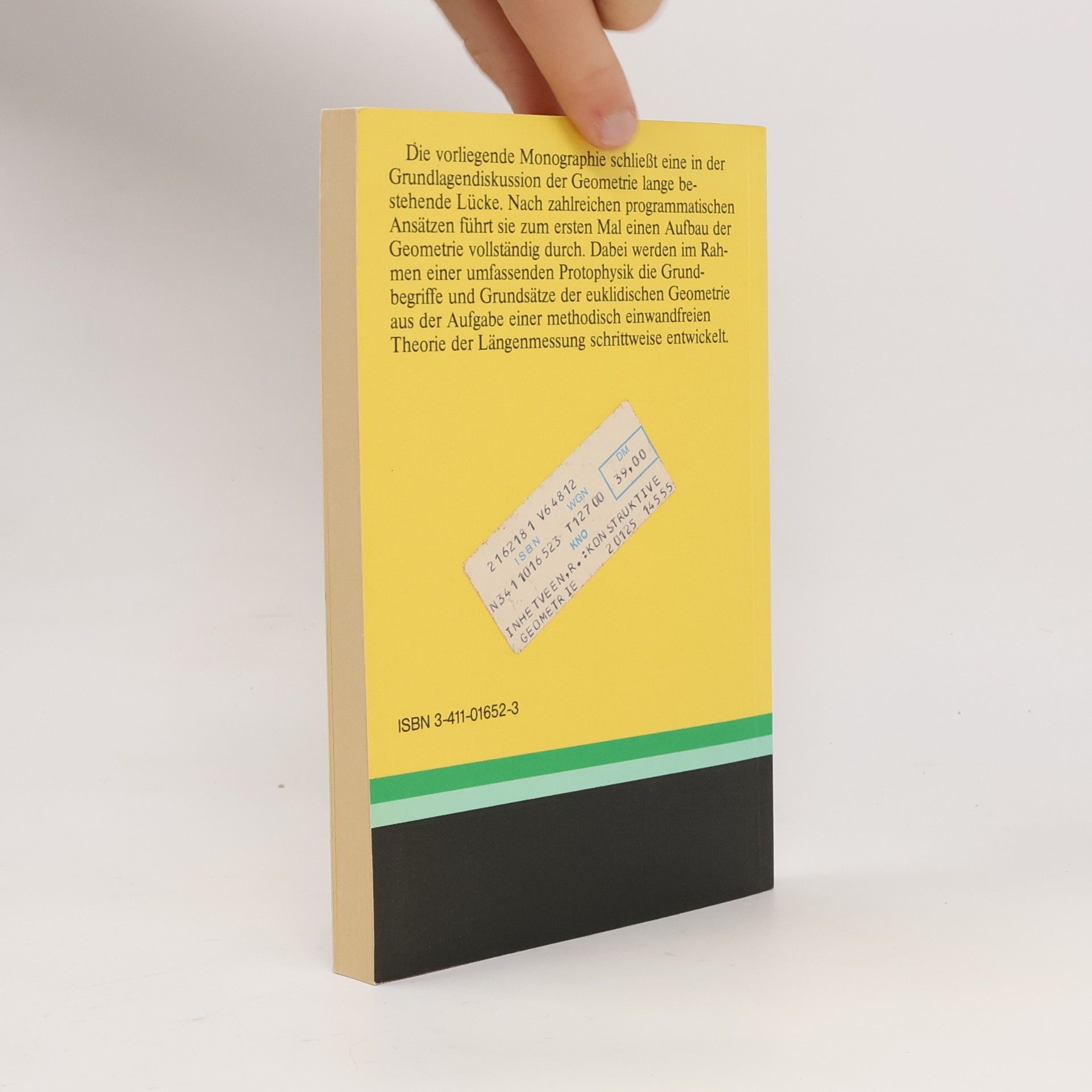 Rüdiger Inhetveen Konstruktive Geometrie