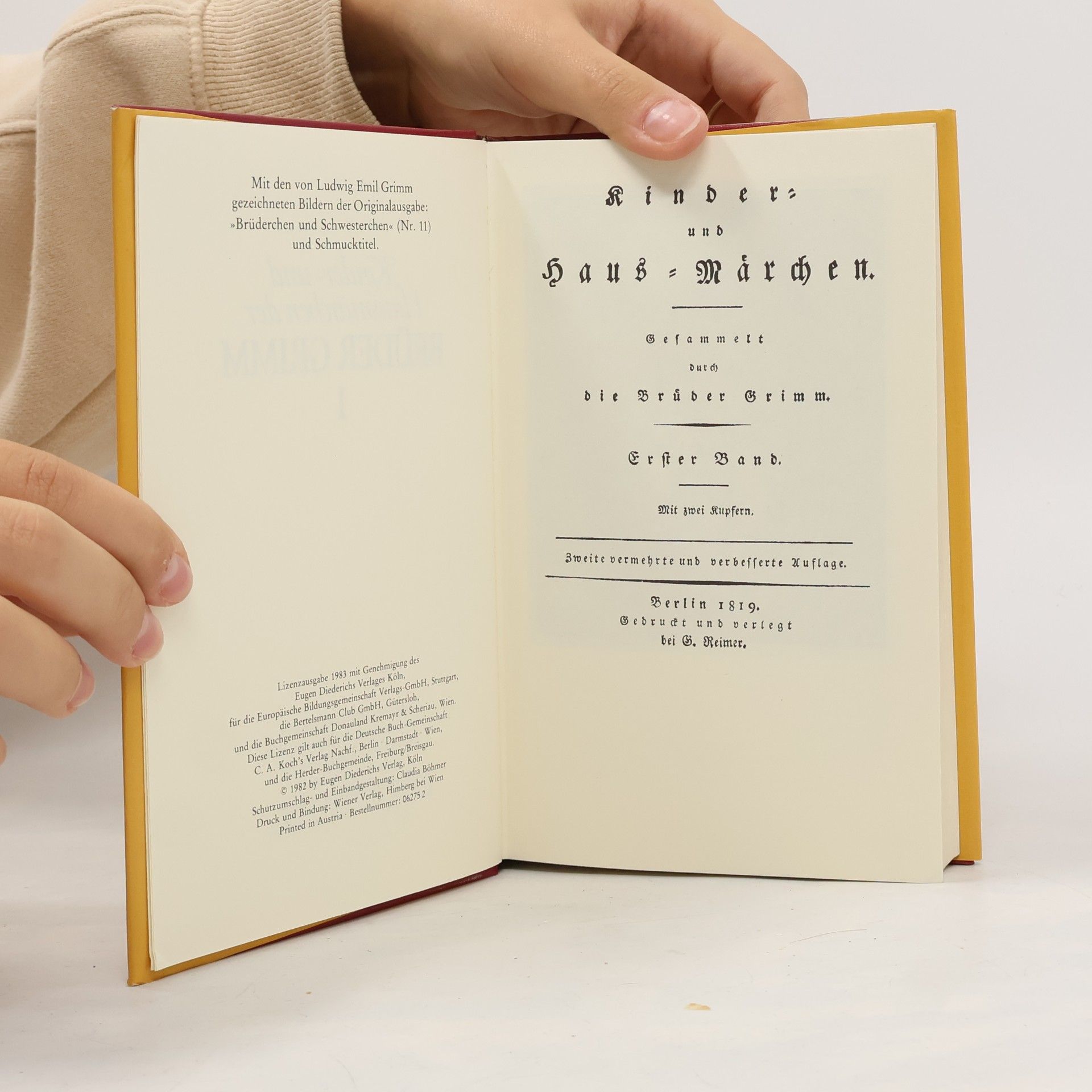 Wilhelm Grimm Kinder- und Hausmärchen der Brüder Grimm 1
