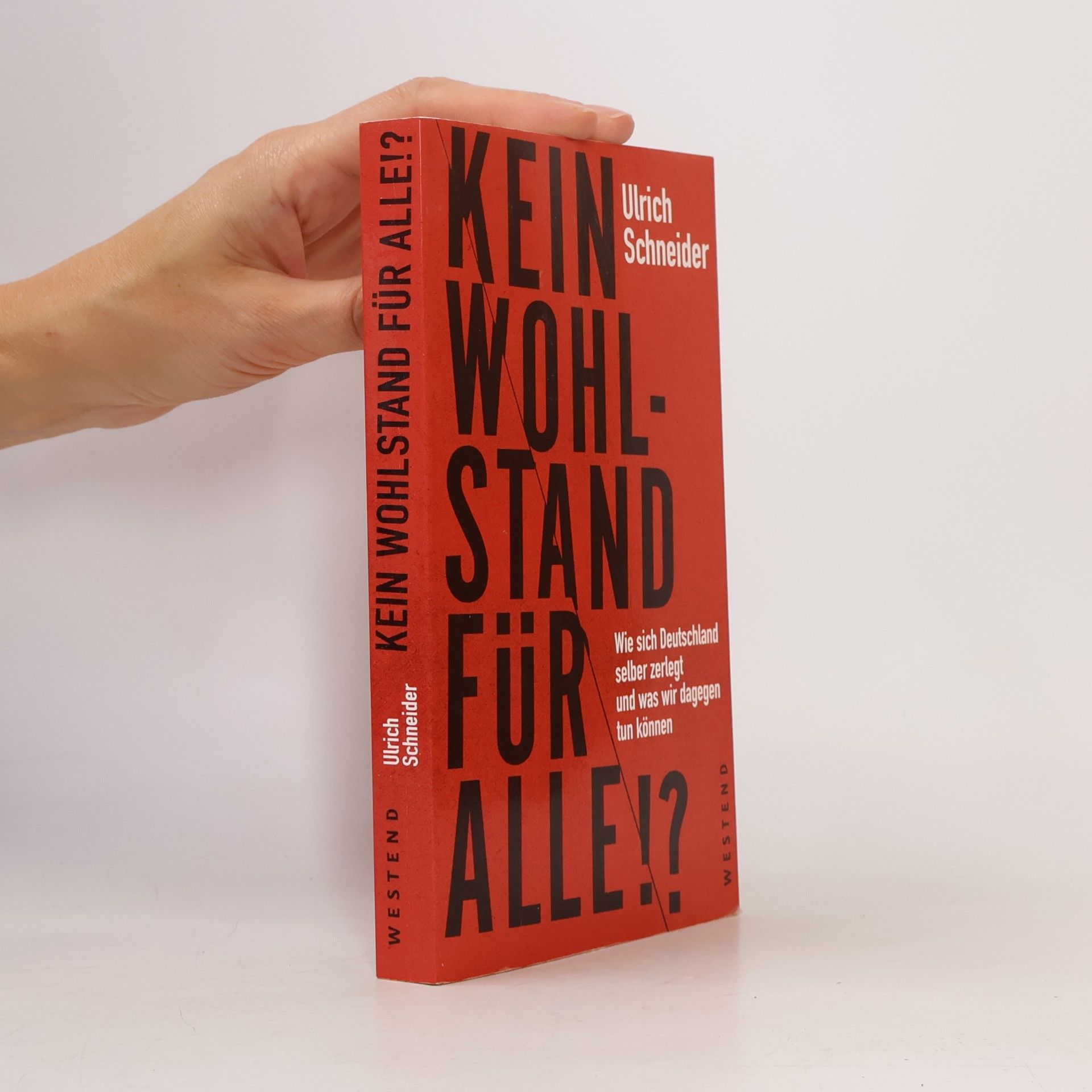 Ulrich Schneider Kein Wohlstand für alle!?