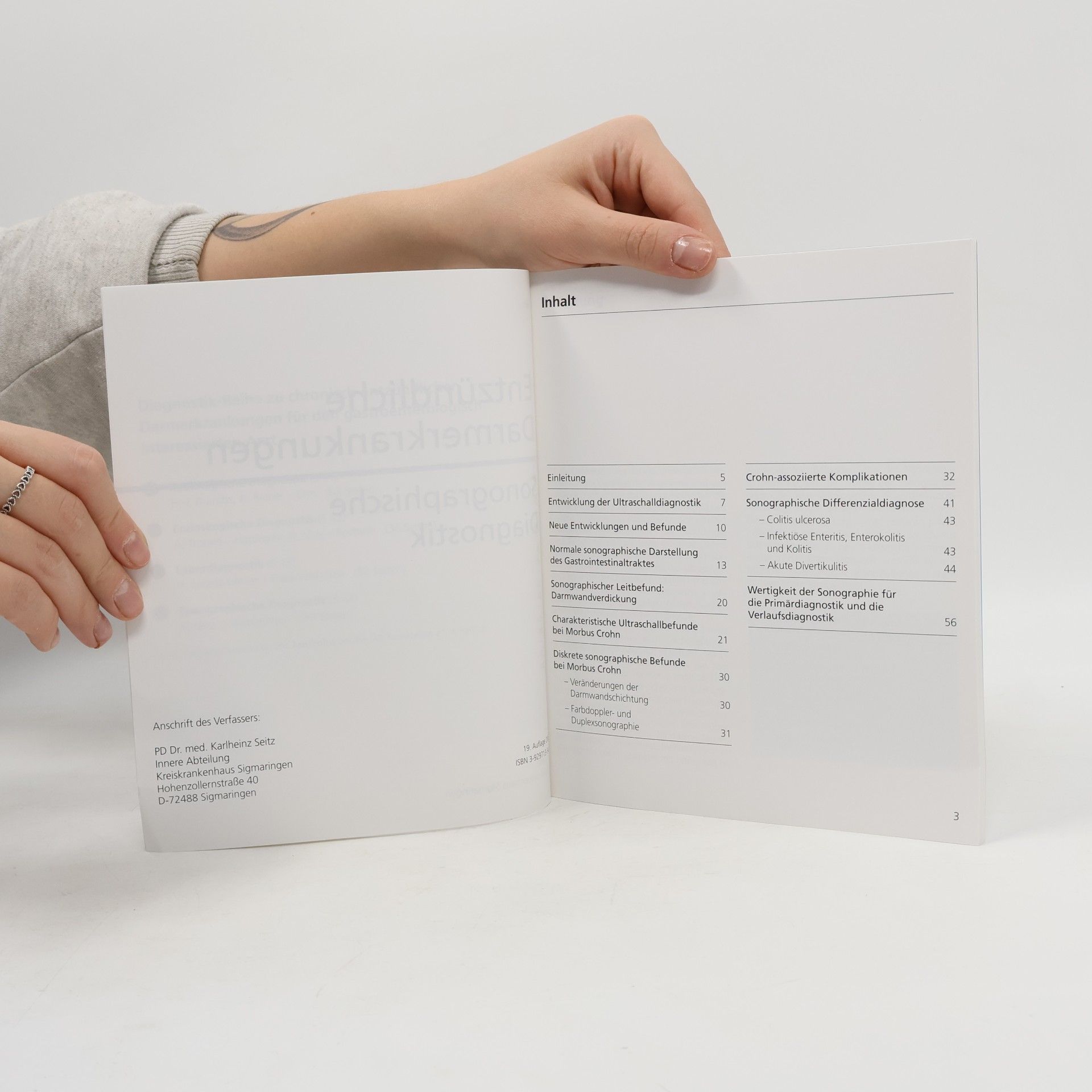 Entzündliche Darmerkrankungen: Sonographische Diagnostik
