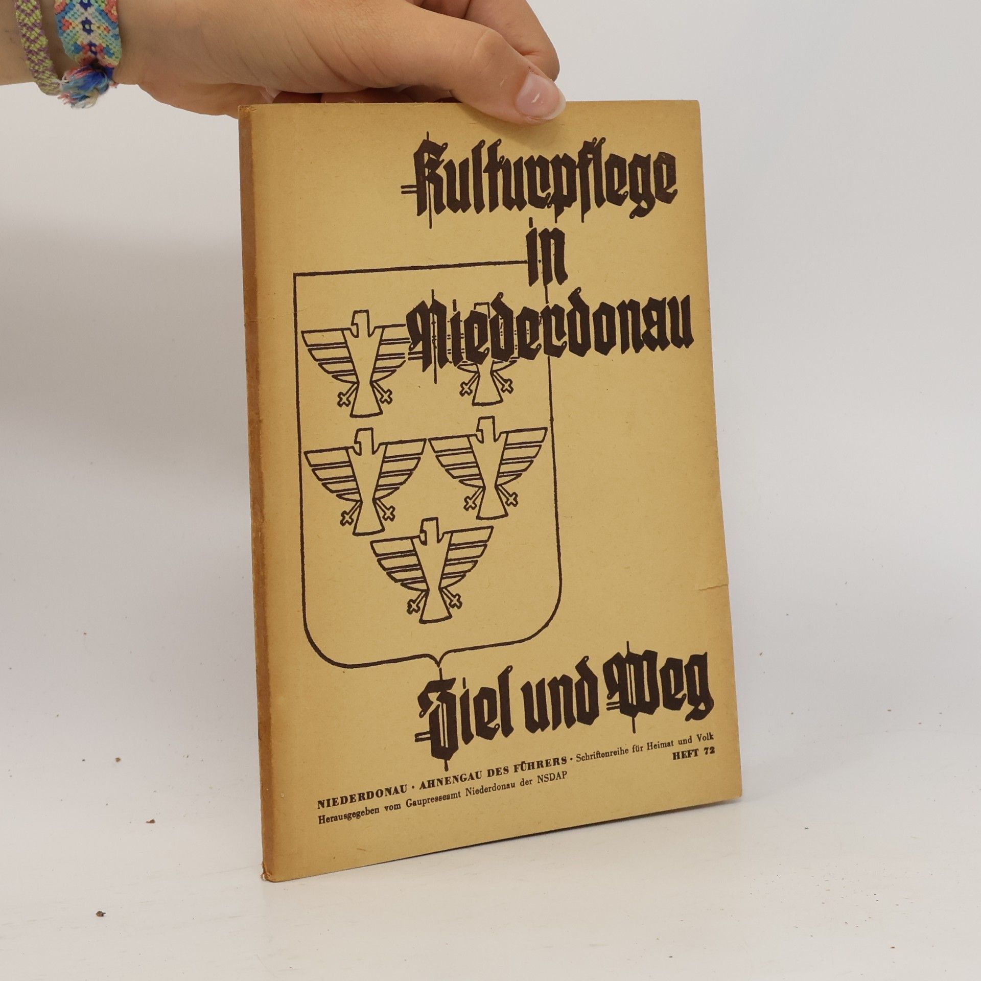 Sepp Mayer Kulturpflege in Niederdonau – Ziel und Weg