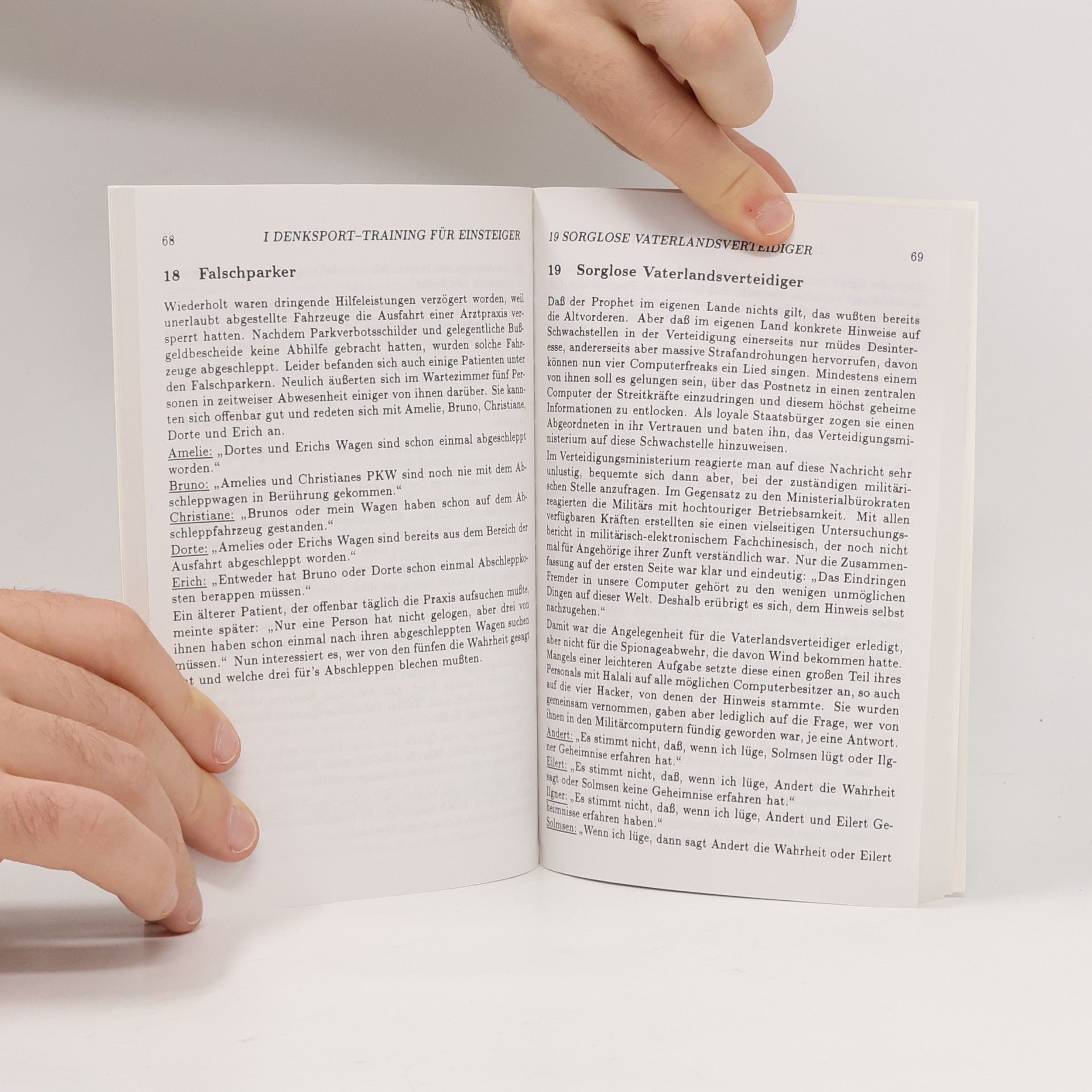 Günter Süßmuth Deutsch Taschenbücher - 79: Logische Knobeleien