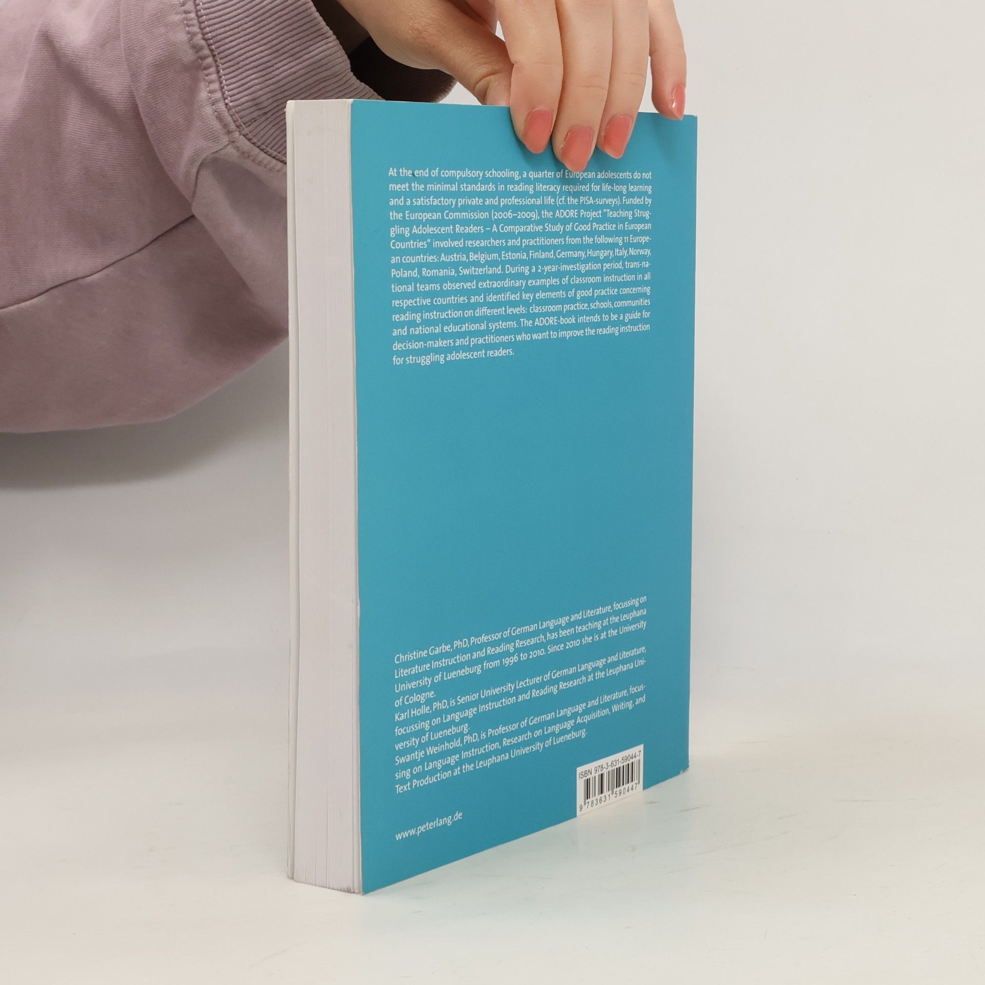 Autor neuveden ADORE ¿ Teaching Struggling Adolescent Readers in European Countries