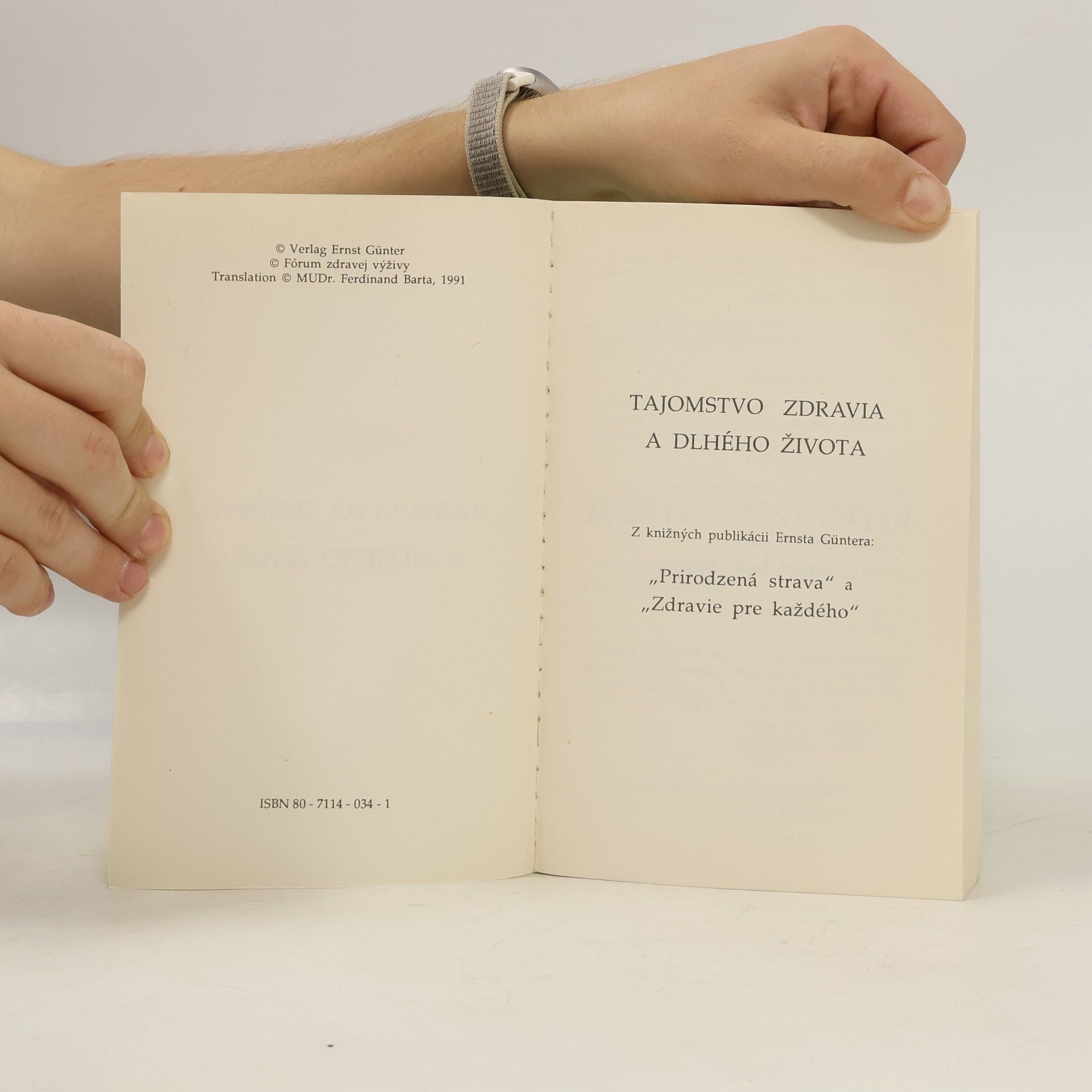 Ernest Günter Tajomstvo zdravia a dlhého života