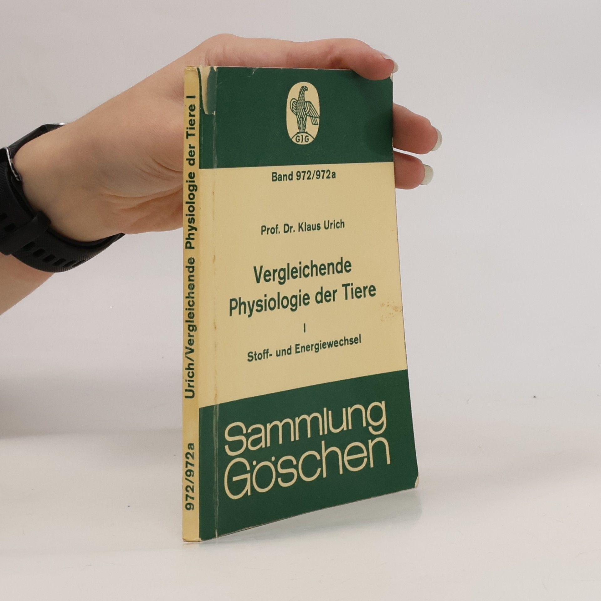 Vergleichende Physiologie der Tiere I: Stoff- und Energiewechsel 1