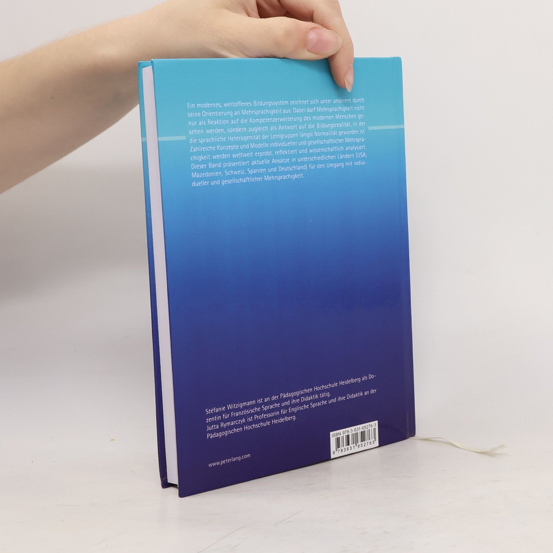 Stéfanie Witzigmann Inquiries in Language Learning - 12: Mehrsprachigkeit als Chance