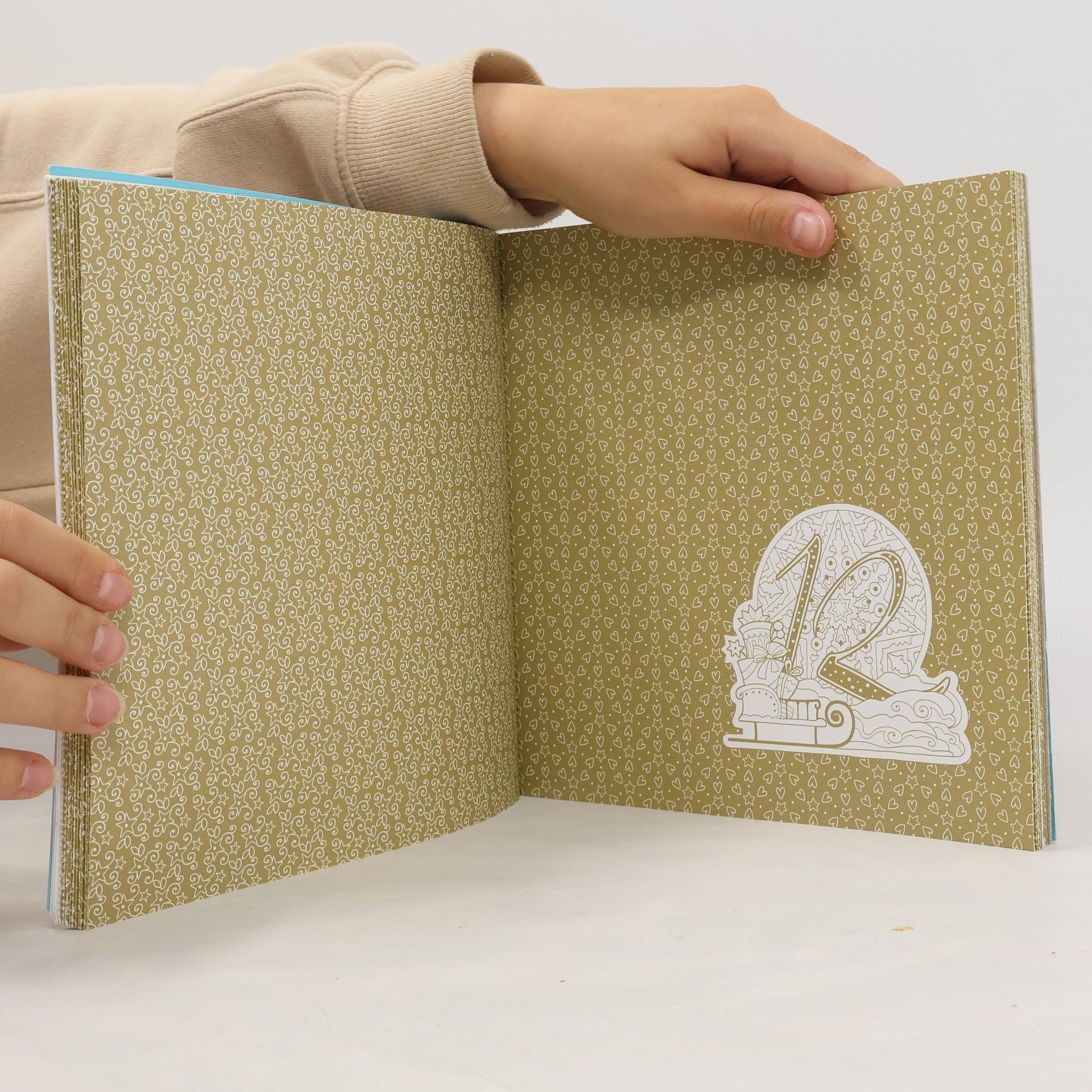 Ursula Schwab Colorful Christmas - Der goldene Adventskalender zum Ausmalen