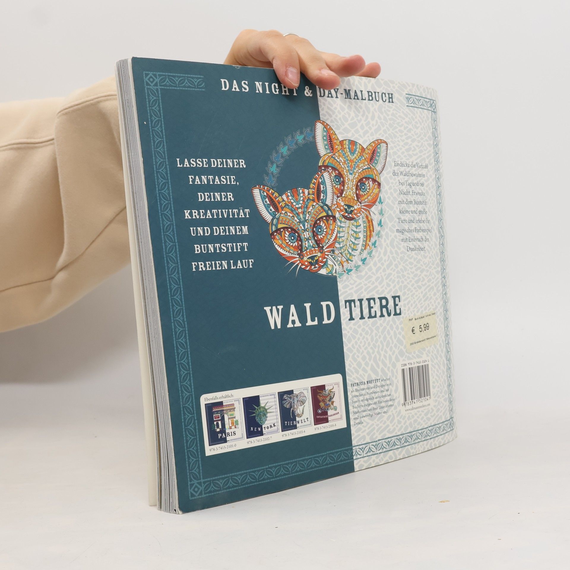 Patricia Moffett Das Night & Day-Malbuch: Waldtiere
