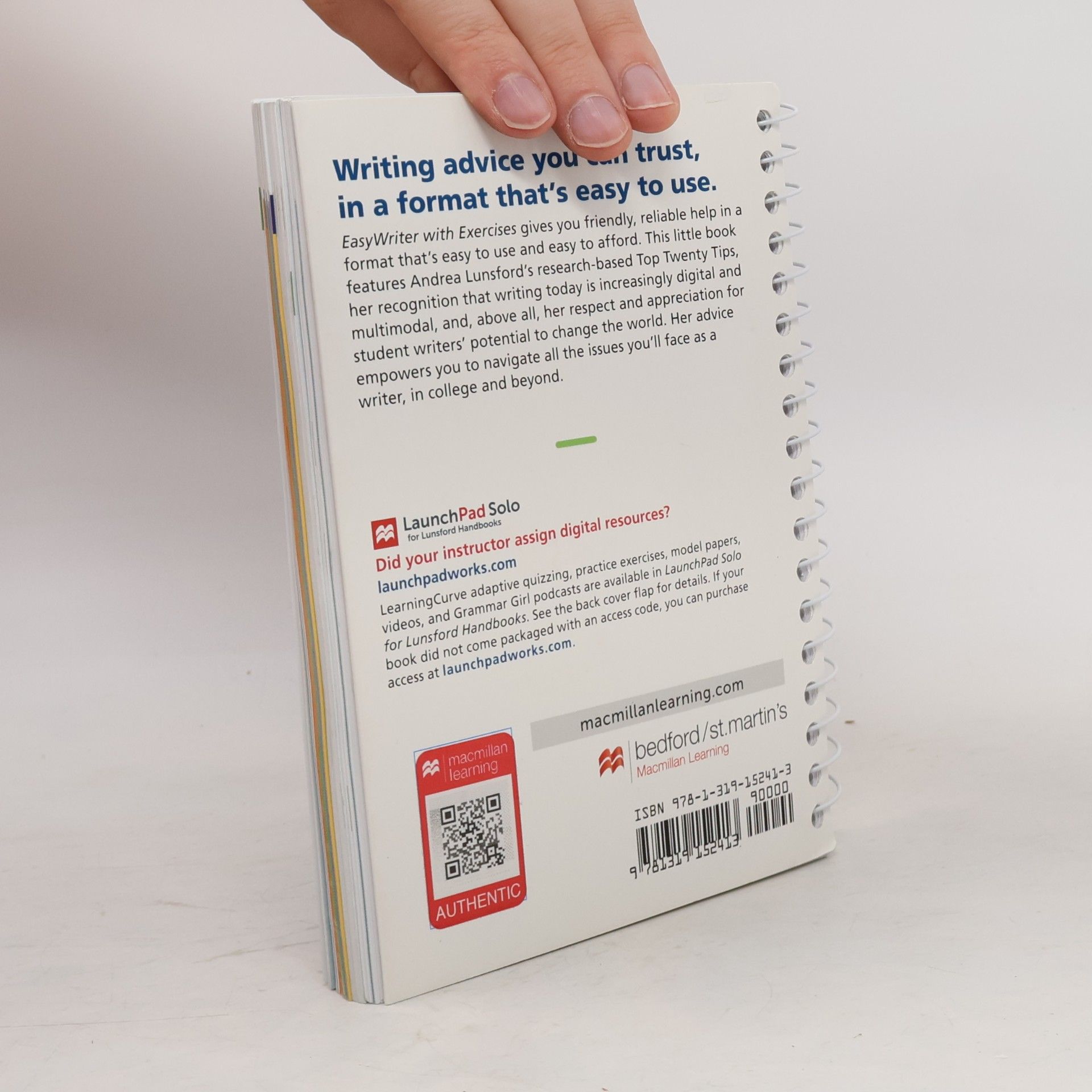 Andrea A. Lunsford EasyWriter with Exercises