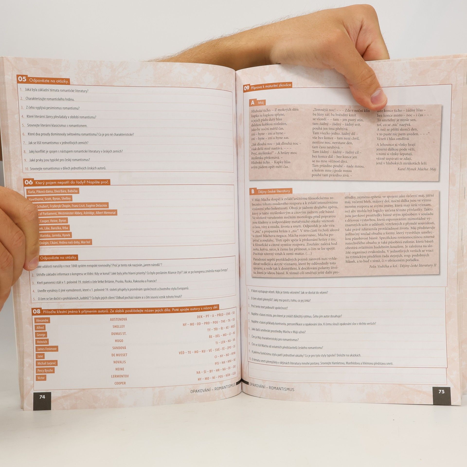 Kolektiv autorů Literatura pro 2. ročník středních škol. Pracovní sešit